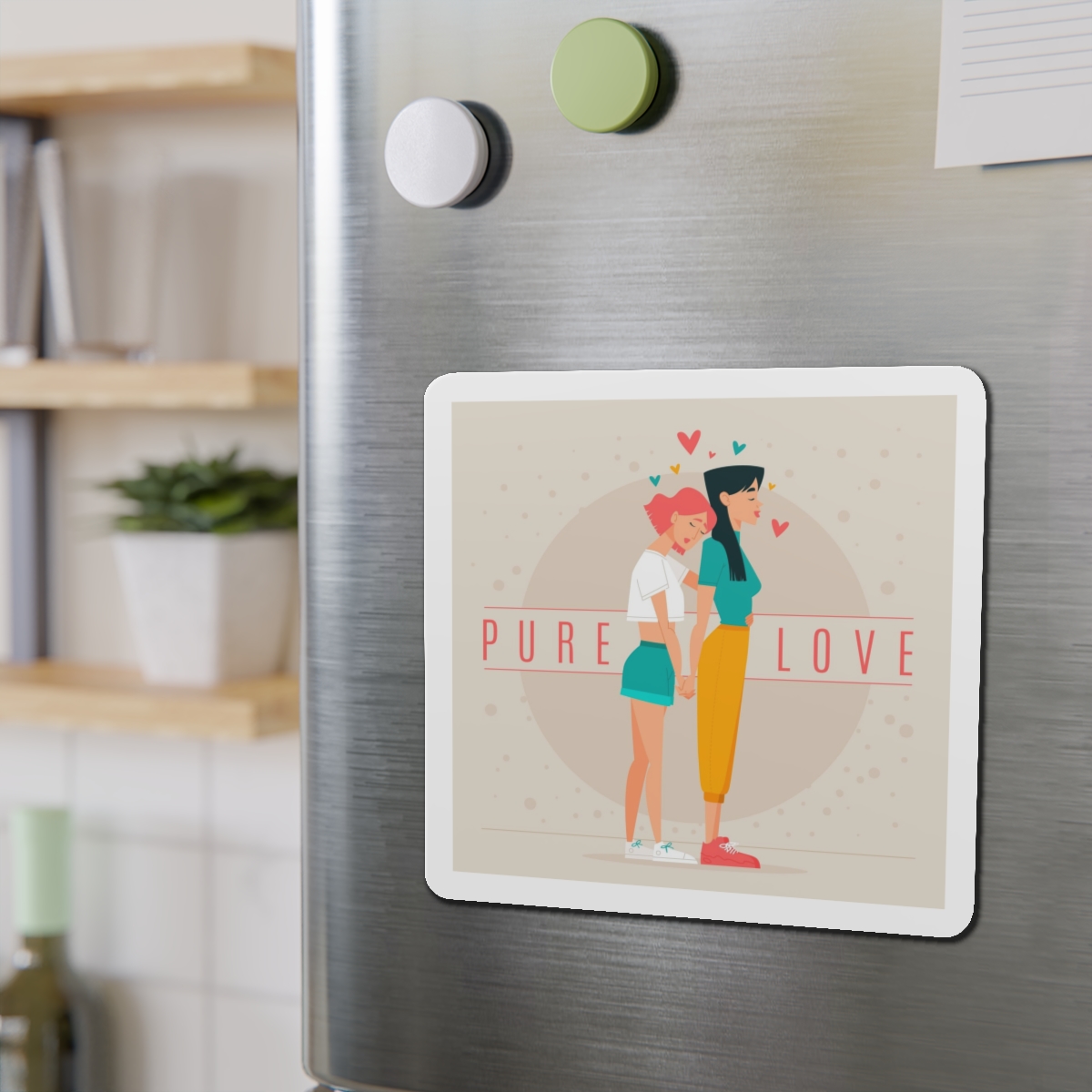 Lesbian Pride Design F63132 Die Cut Magnets - Image 15