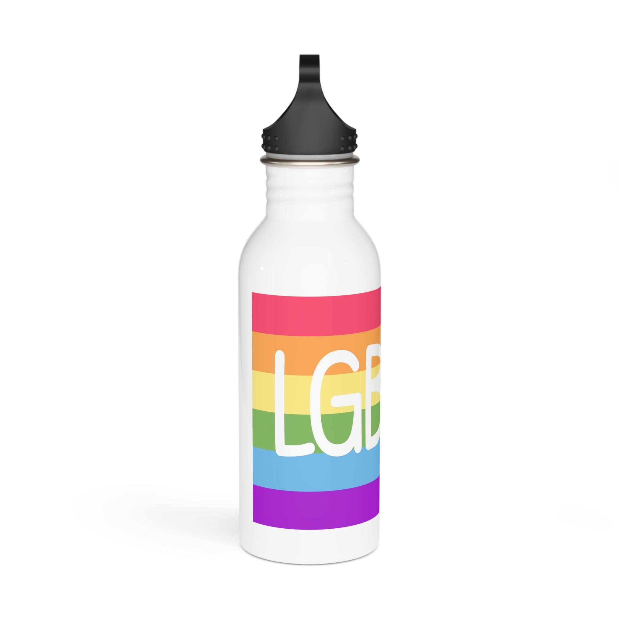 Pride Concept Background Lgbtq Pride Stainless Steel Water Bottle - Image 2