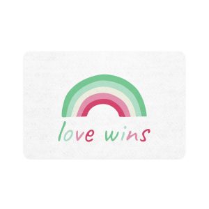 Colorful Rainbow Shape Abrosexual Pride Flag Happy Pride Day Lgbtqia Community Pride Month Vector Hand Drawn Doodle Posters Stickers Logo Cards Pet Food Mat 12x18