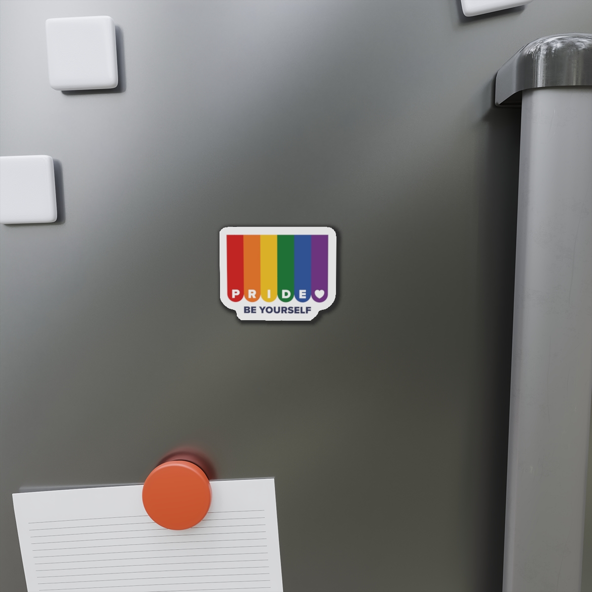 Lgbt Pride Month June Lesbian Gay Bisexual Transgender Lgbtq Flag Rainbow Vector(1) Die Cut Magnets - Image 5