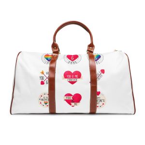 Lgbt Valentine S Day Label Collection Waterproof Travel Bag