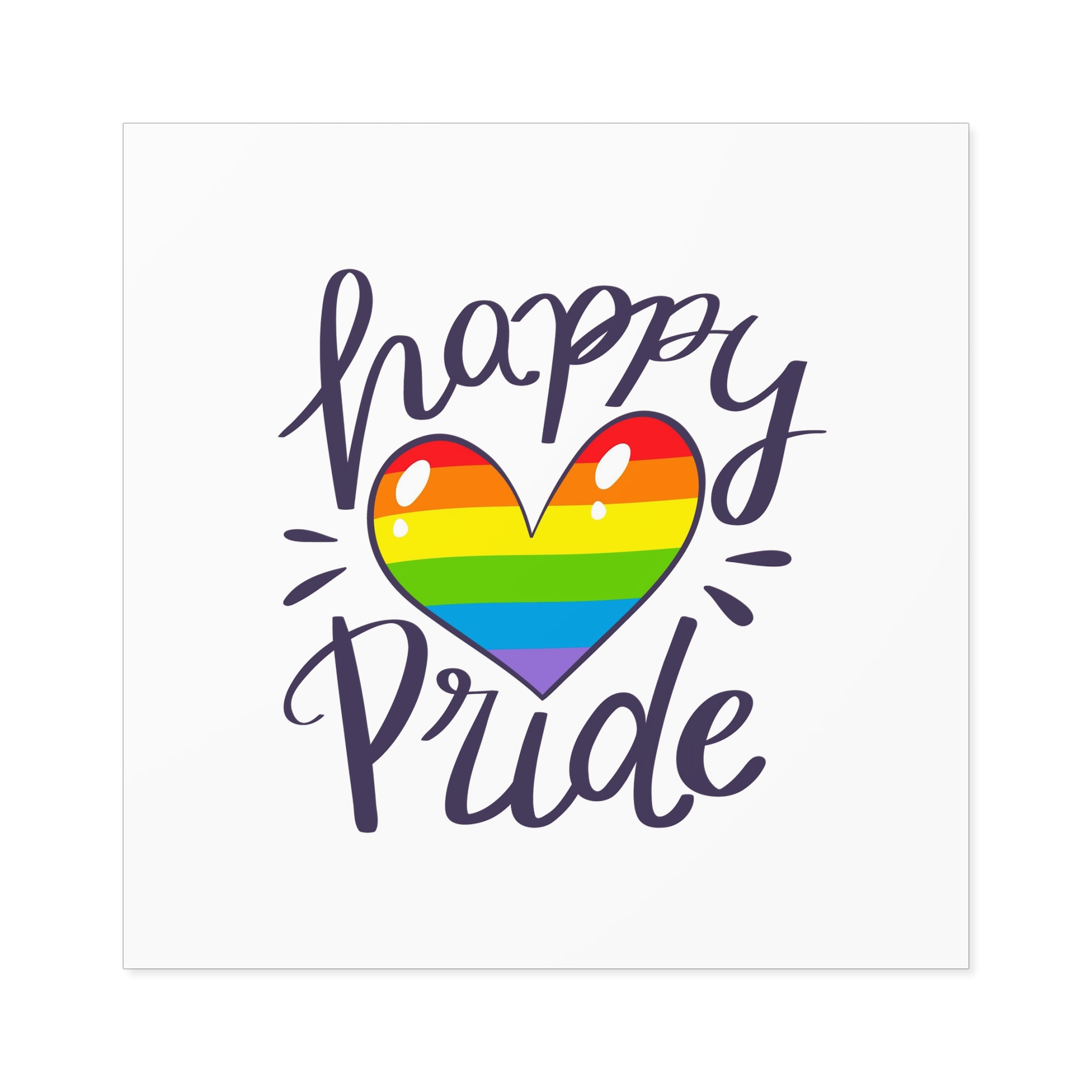 Pride Day Concept (1) Laminate Stickers Square - Image 49