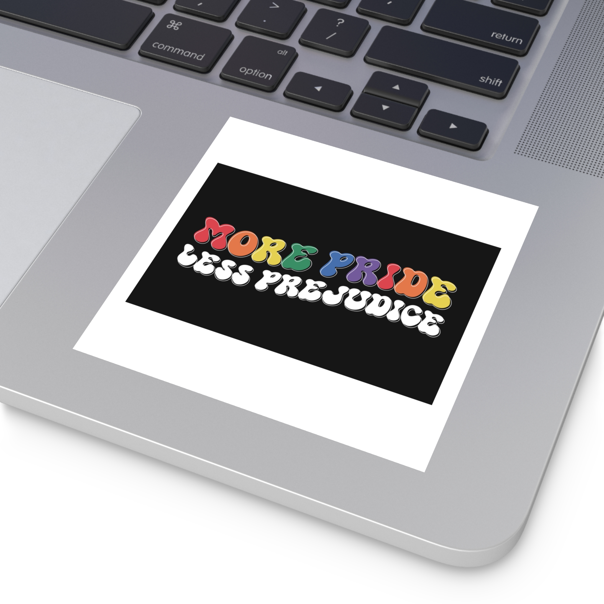 Pride Lgbtq Gay Typography Vector Tshirt Design(11) Laminate Stickers Square - Image 19