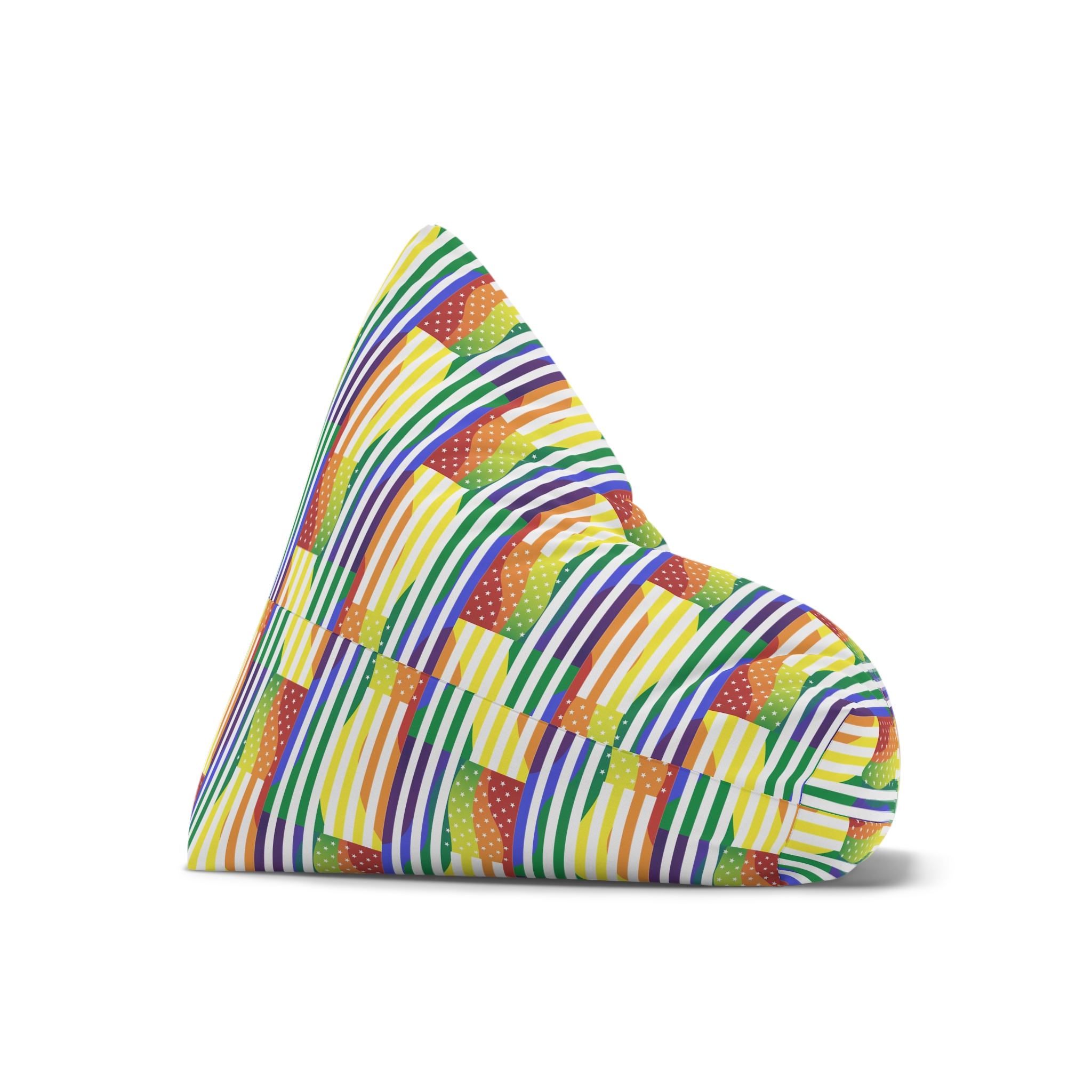 Pride Month America Concept Us Pride Month Flag Bean Bag Chair Cover - Image 7