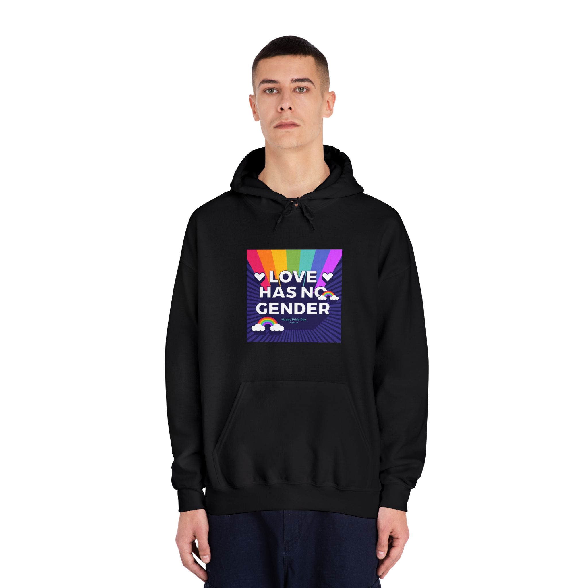 Pride Day Concept(3) Unisex Dryblend Hooded Sweatshirt - Image 11