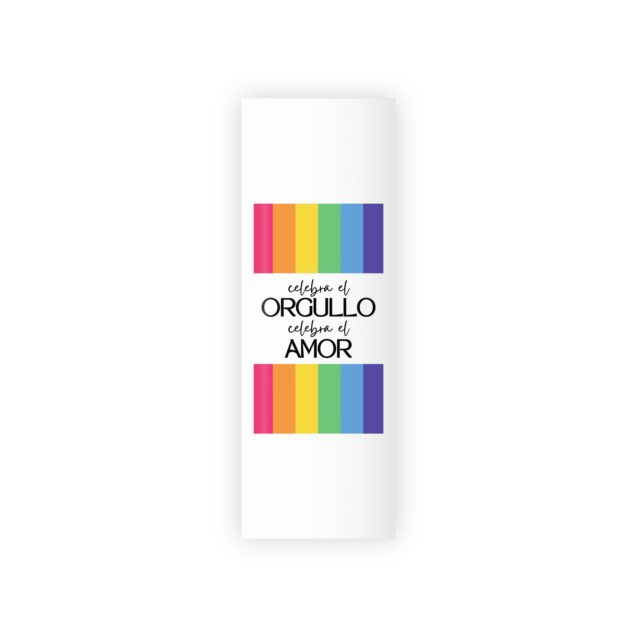 Happy Pride Month Rainbow Background Template Design Gift Wrapping Paper Rolls 1pc - Image 5