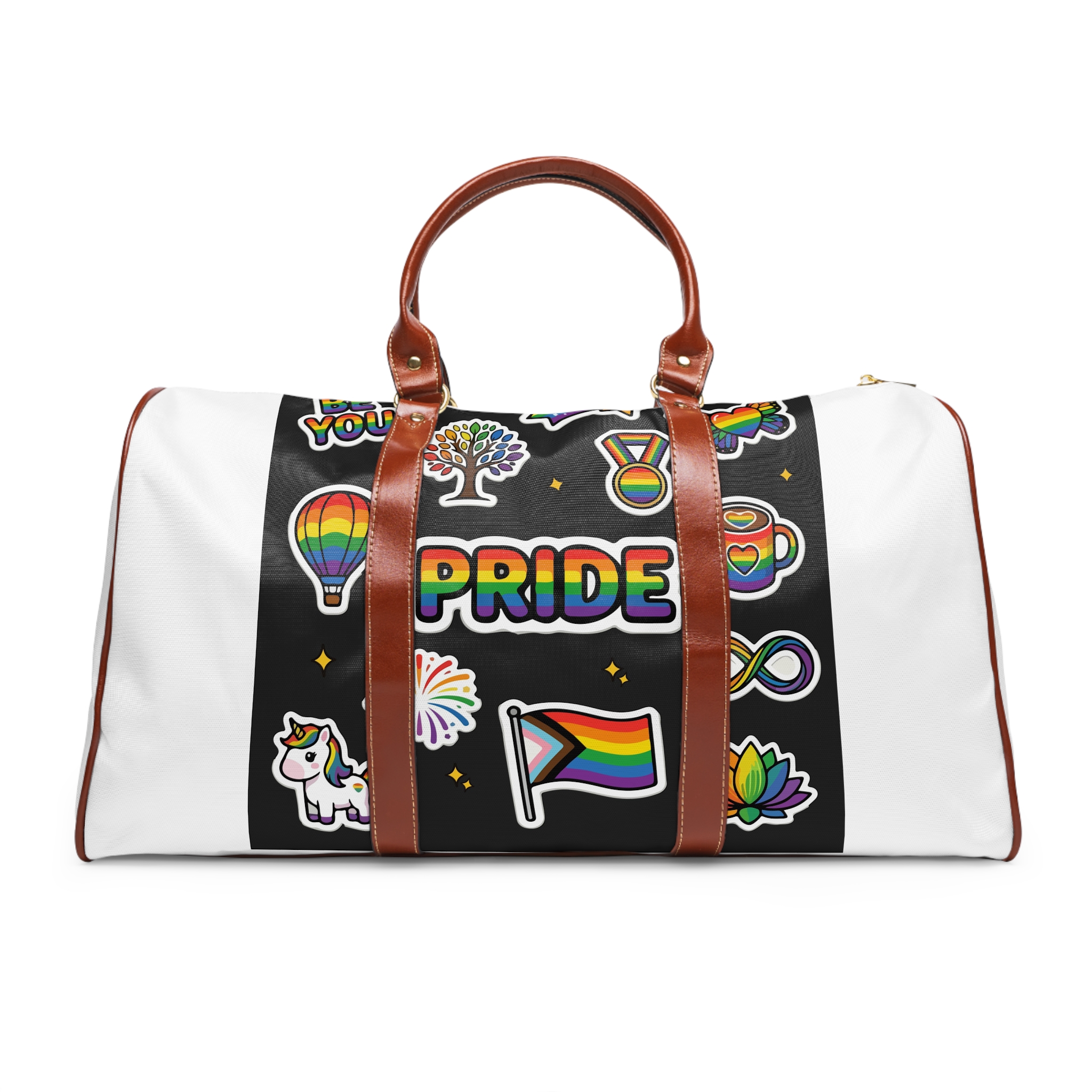 Lesbian Pride Design 20D8BE Waterproof Travel Bag