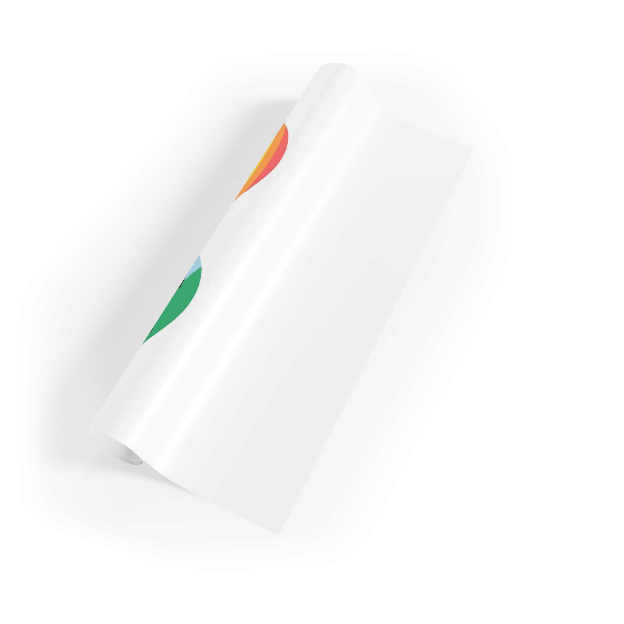 Flat Stickers Collection Lgbtqi Pride Month Celebration(1) Gift Wrapping Paper Rolls 1pc - Image 3