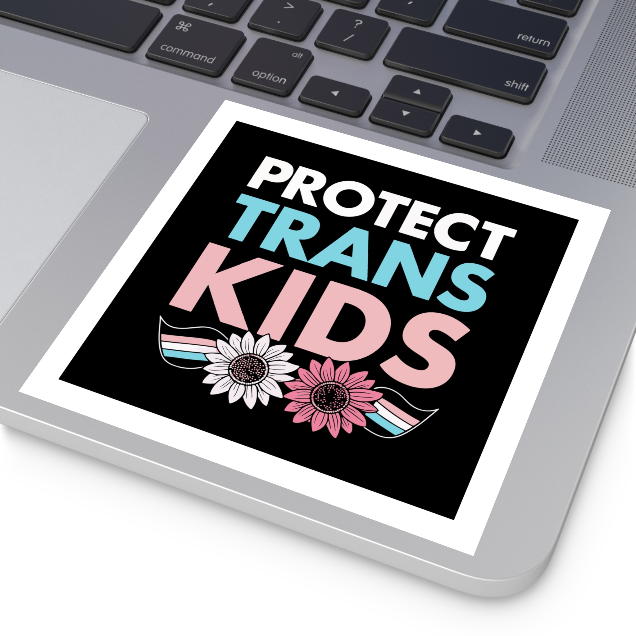 Protect Trans Kids(1) Laminate Stickers Square - Image 35