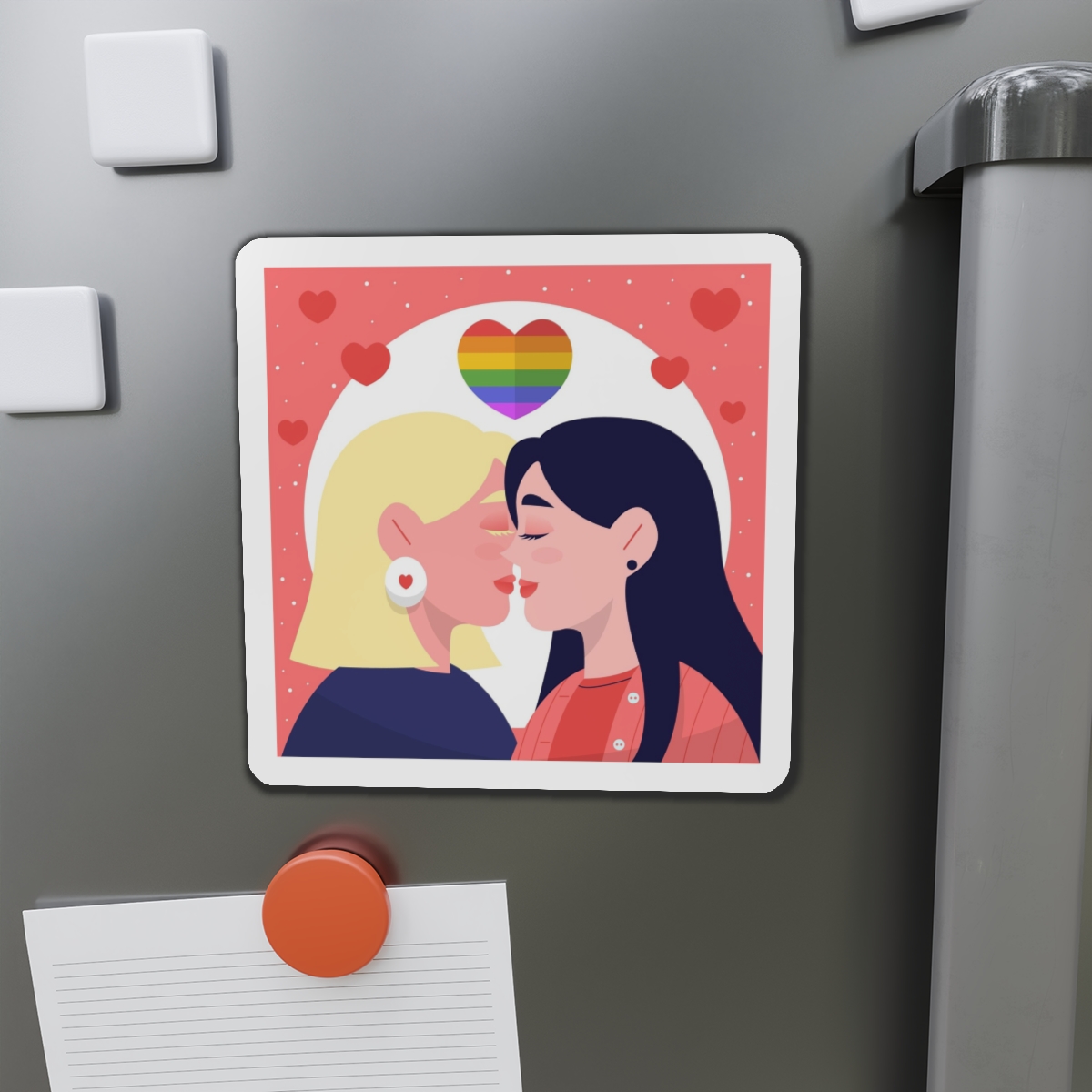 Lesbian Pride Design 2D6E26 Die Cut Magnets - Image 14