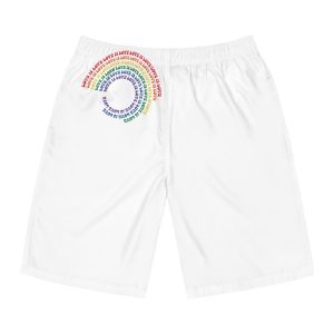 Pride Lgbtq Gay Typography Vector Tshirt Design Mens Board Shorts Aop