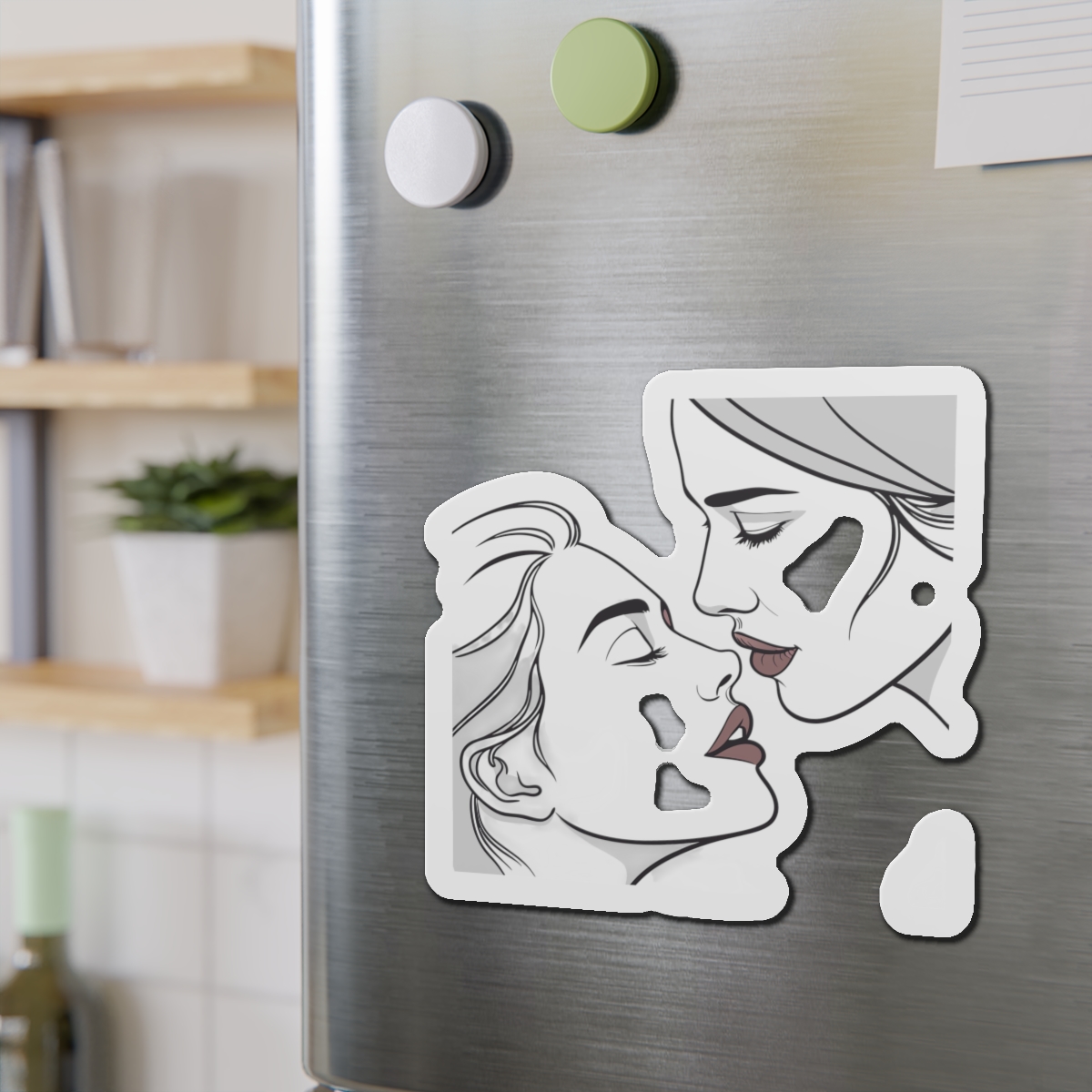 Perfect Lip Set Open Close Smooches Die Cut Magnets - Image 15