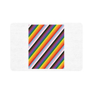 Lesbian Pride Design 20D8BC Pet Food Mat 12x18