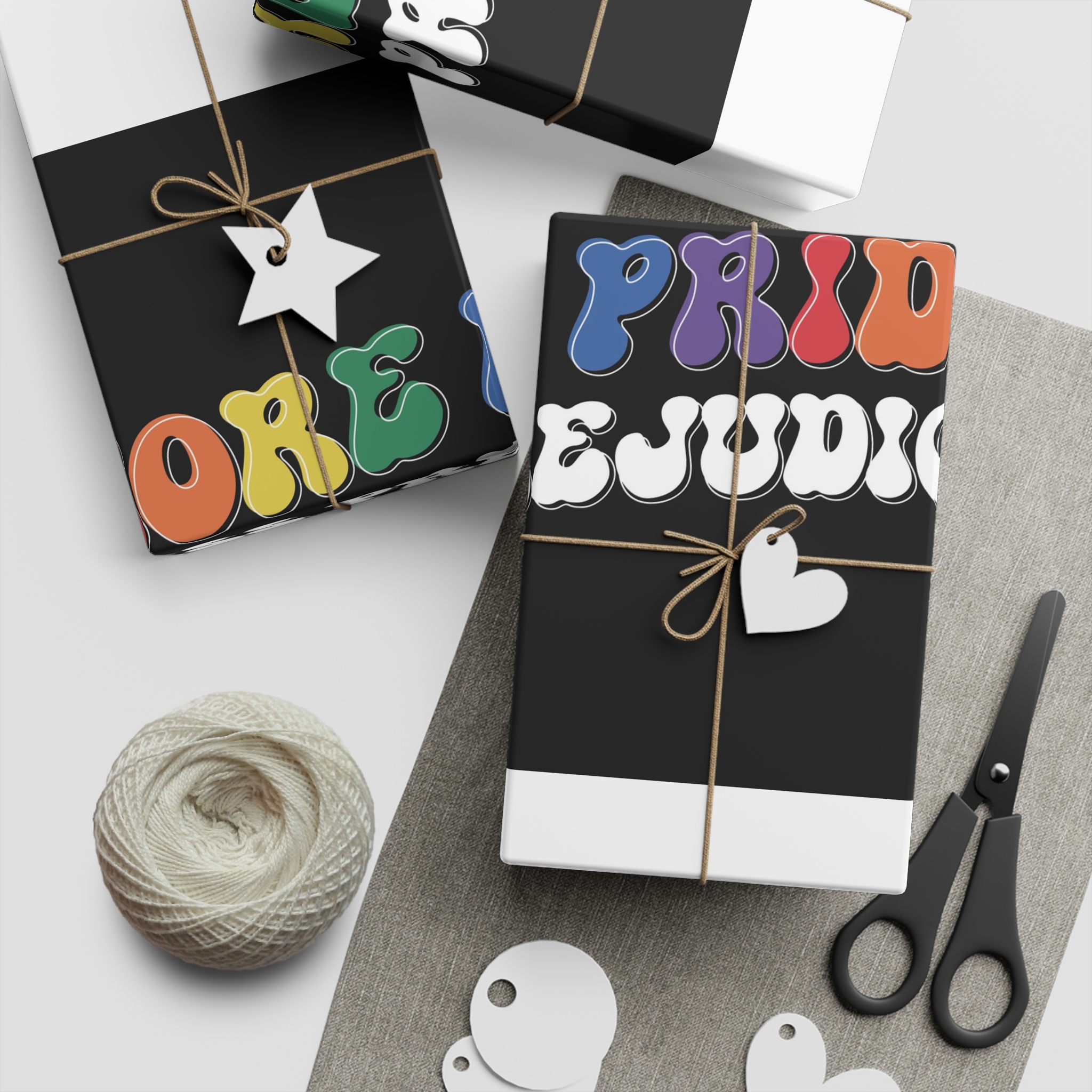 Pride Lgbtq Gay Typography Vector Tshirt Design(11) Gift Wrapping Paper Sheets 1pc - Image 2