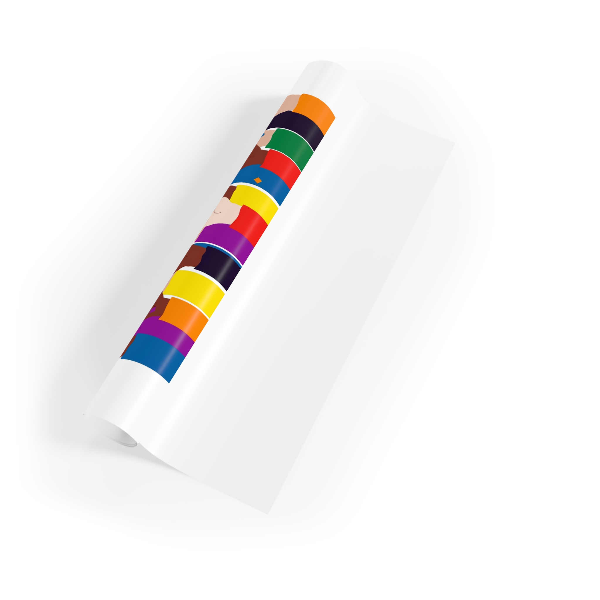 Pride Day Event With Rainbow Flag Theme Gift Wrapping Paper Rolls 1pc - Image 3