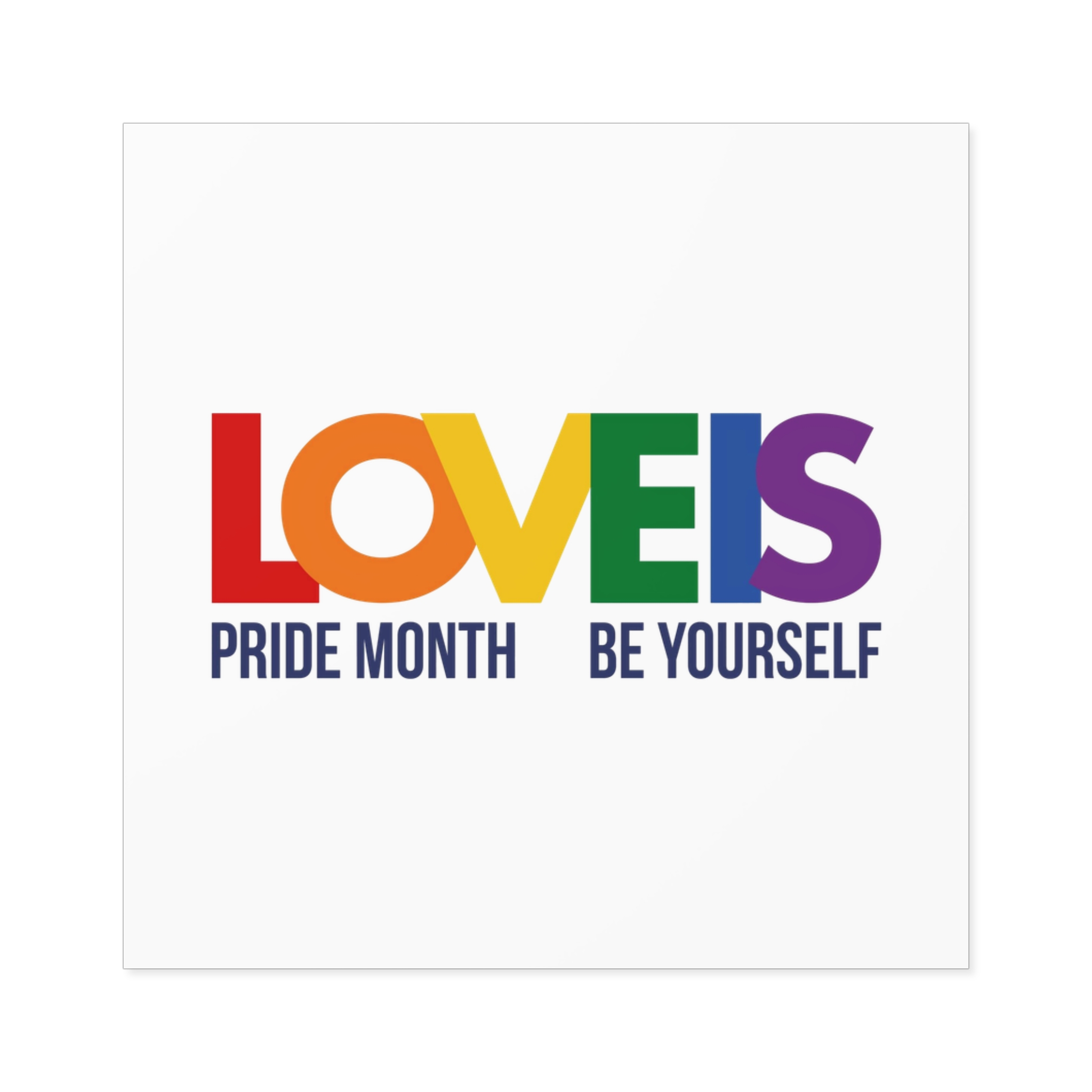 Lgbt Pride Month June 2026 Lesbian Gay Bisexual Transgender Lgbtq Flag Rainbow Love Vector Laminate Stickers Square - Image 17