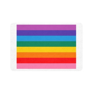 Pride Love Freedom Lgbtq Lgbt Heart Rainbow Love Wins Gay Lesbian Trans Homo Homosexual Colors Flag Diversity Parade Pet Food Mat 12x18