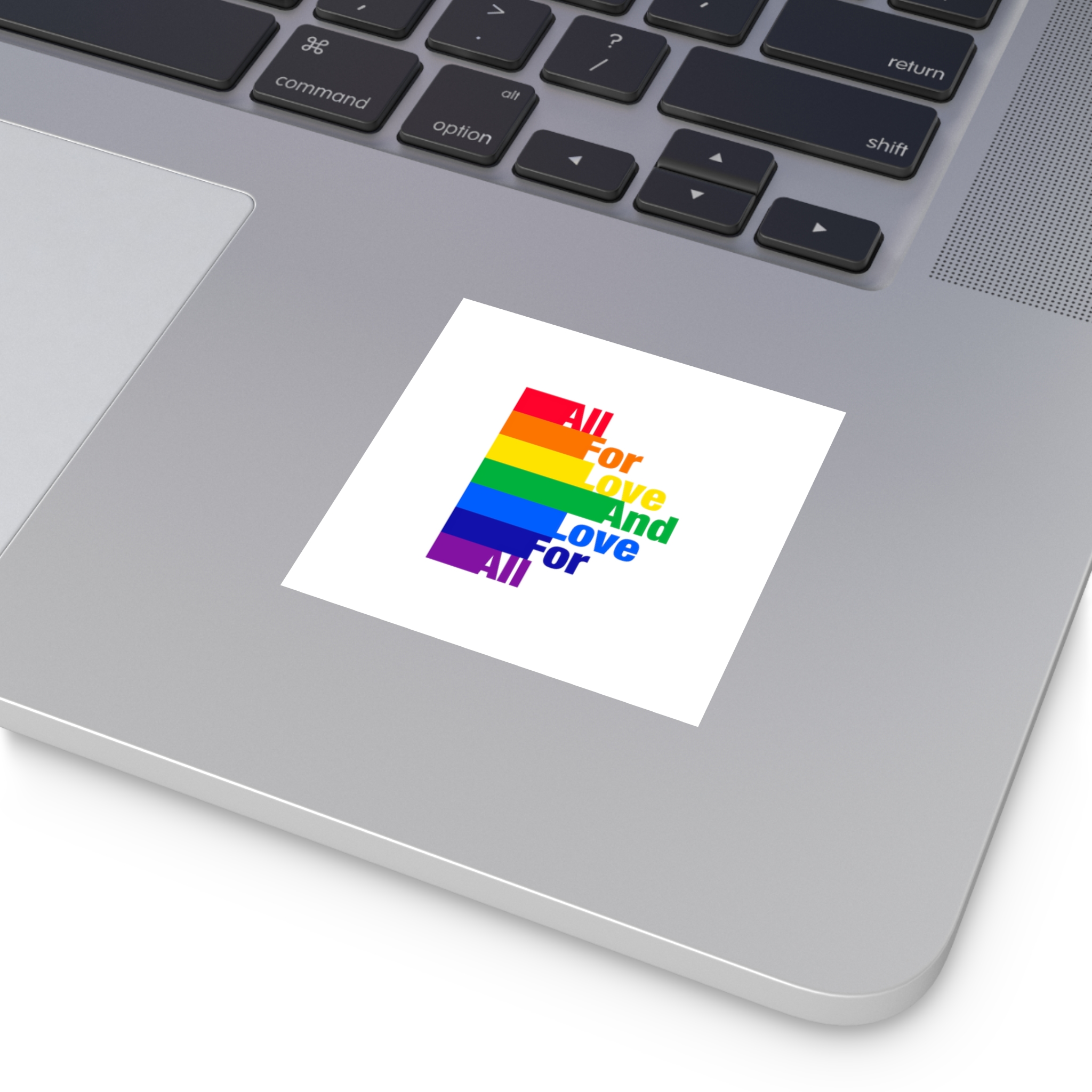 Pride Illustration Laminate Stickers Square - Image 7