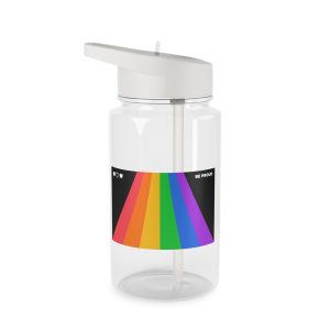 Modern Colorful Pride Zoom Background Tritan Water Bottle