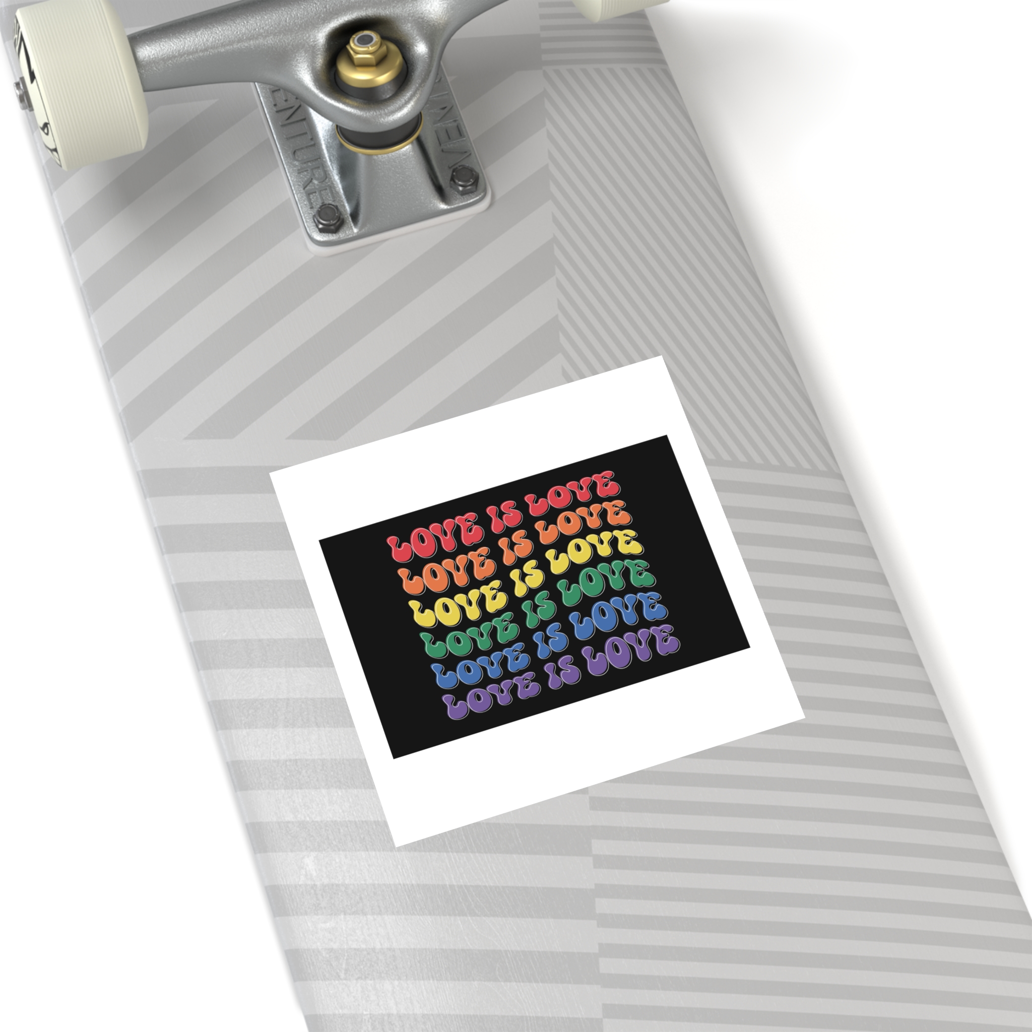 Pride Lgbtq Gay Typography Vector Tshirt Design(8) Laminate Stickers Square - Image 36