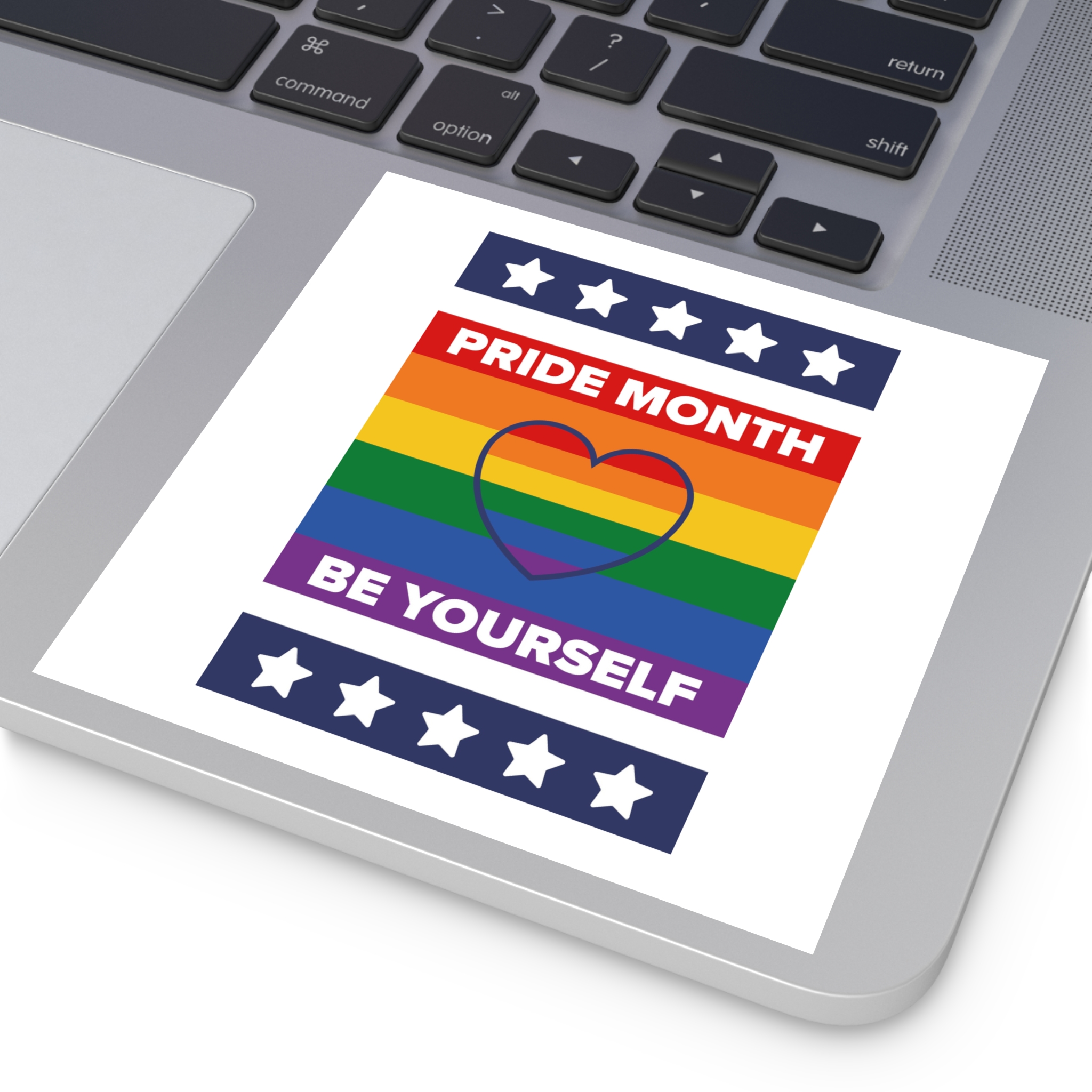 Lgbt Pride Month June Lesbian Gay Bisexual Transgender Lgbtq Flag Rainbow Vector(1) Laminate Stickers Square - Image 35