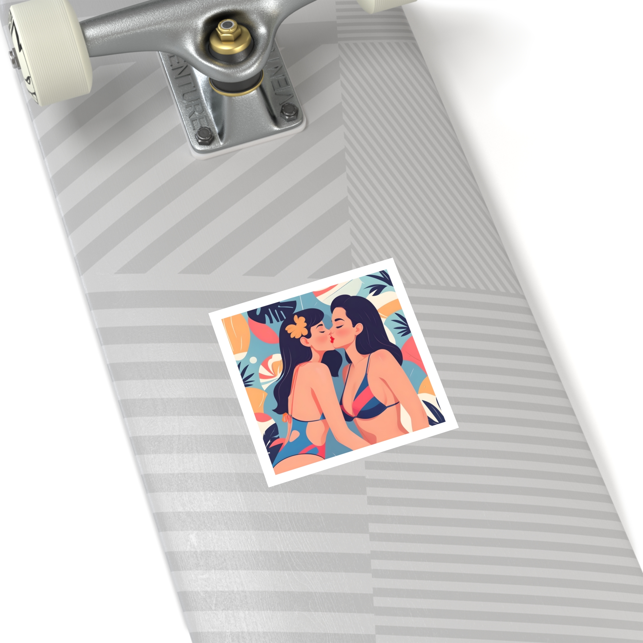 Lesbian Pride Design 7397DE Laminate Stickers Square - Image 28
