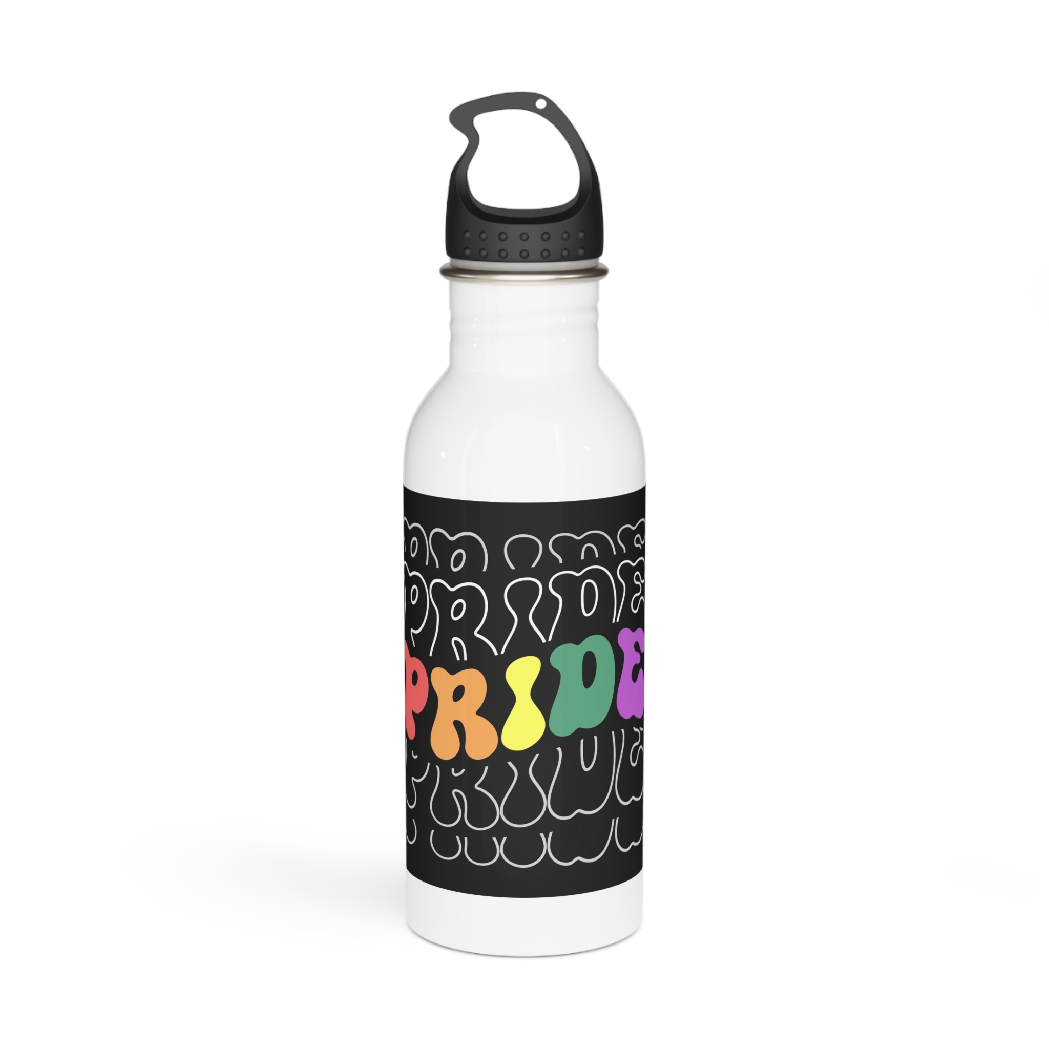Pride Lgbt Gay Retro Tshirt Design(1) Stainless Steel Water Bottle