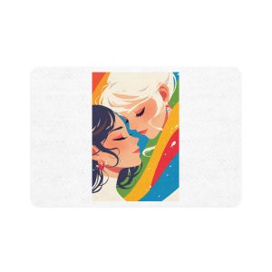 Lesbian Pride Design F63166 Pet Food Mat 12x18