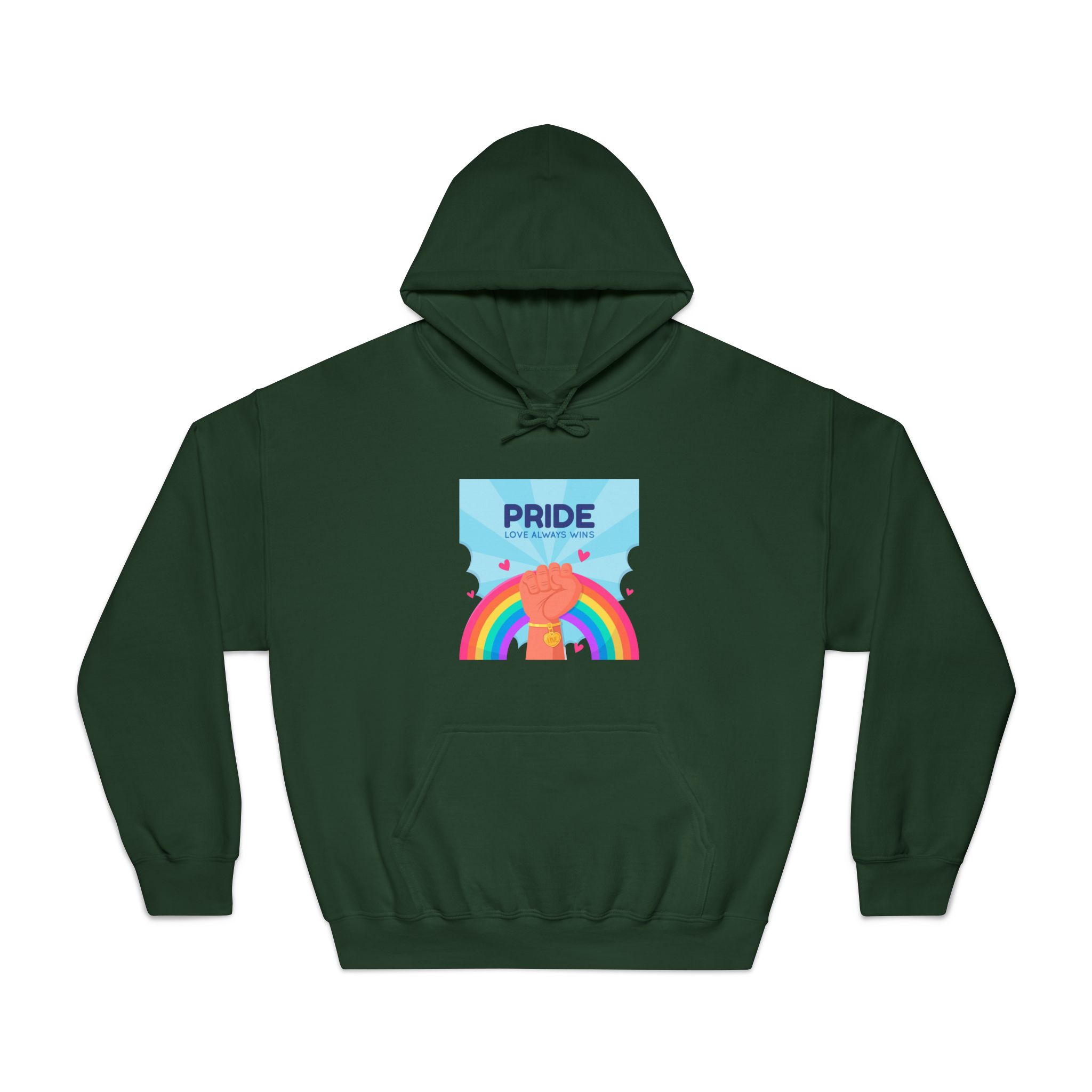 Pride Day Concept Unisex Dryblend Hooded Sweatshirt - Image 21