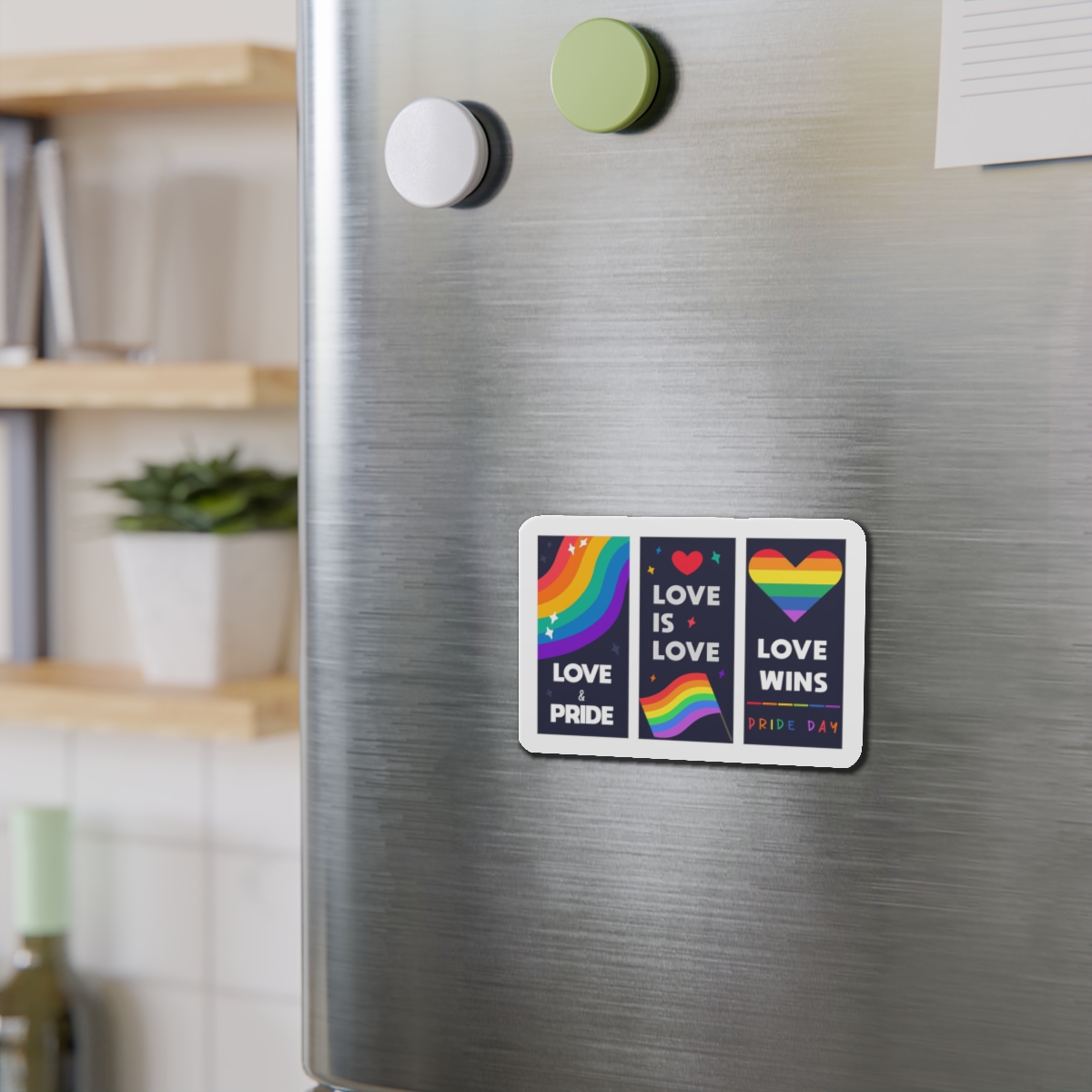 Lgbt Wallpapers Pride Day Celebration Die Cut Magnets - Image 9