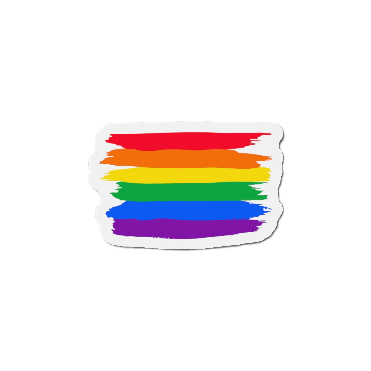 Watercolor Pride Day Flag Die Cut Magnets - Image 13