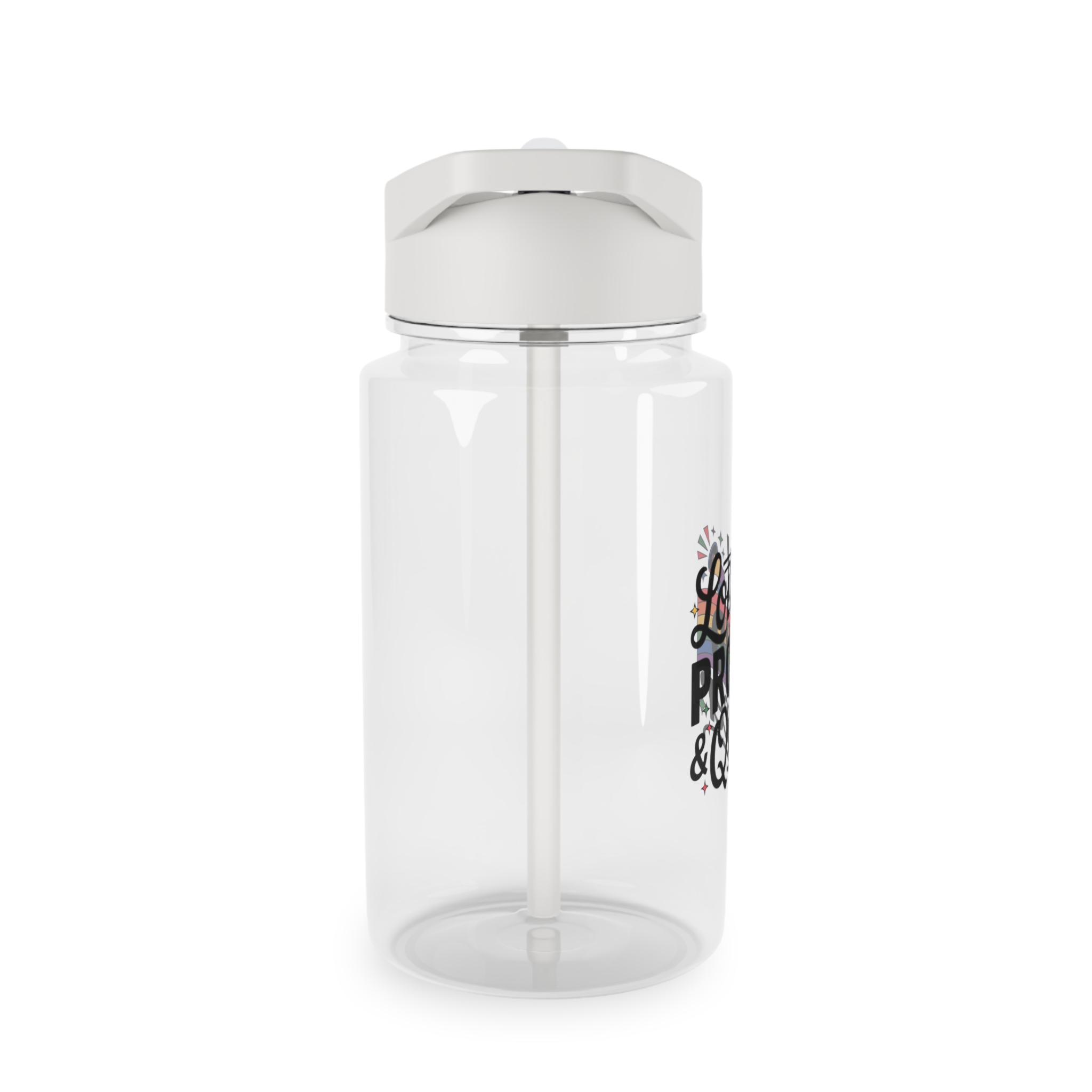 Loud Proud Queer T Shirt Design Isolated White Background2 Tritan Water Bottle - Image 4