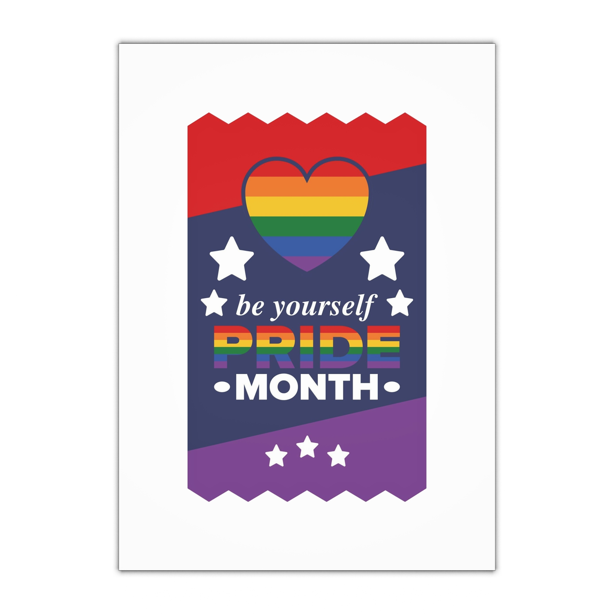 Lgbt Pride Month June Lesbian Gay Bisexual Transgender Love Lgbtq Flag Rainbow Vector Gift Wrapping Paper Sheets 1pc