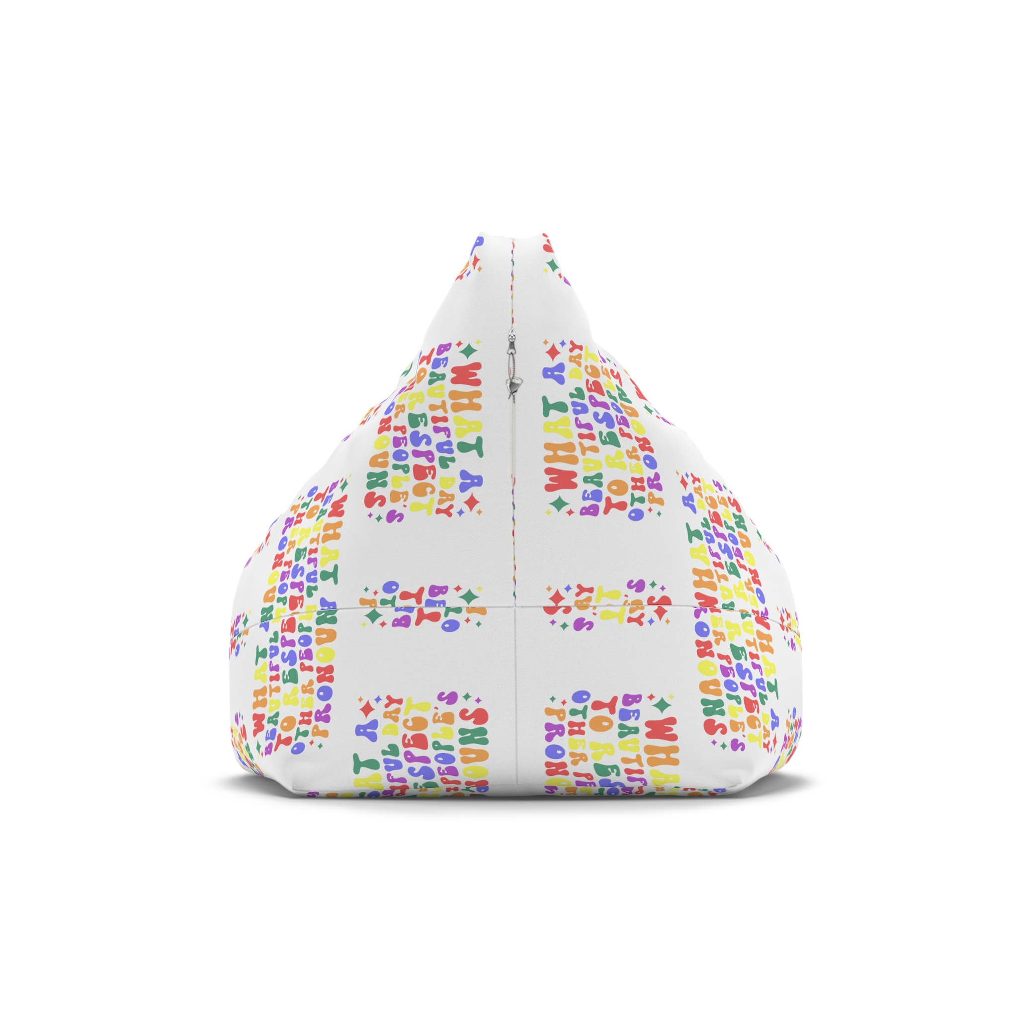 Pride Lgbt Gay Retro Tshirt Design(1) Bean Bag Chair Cover - Image 2
