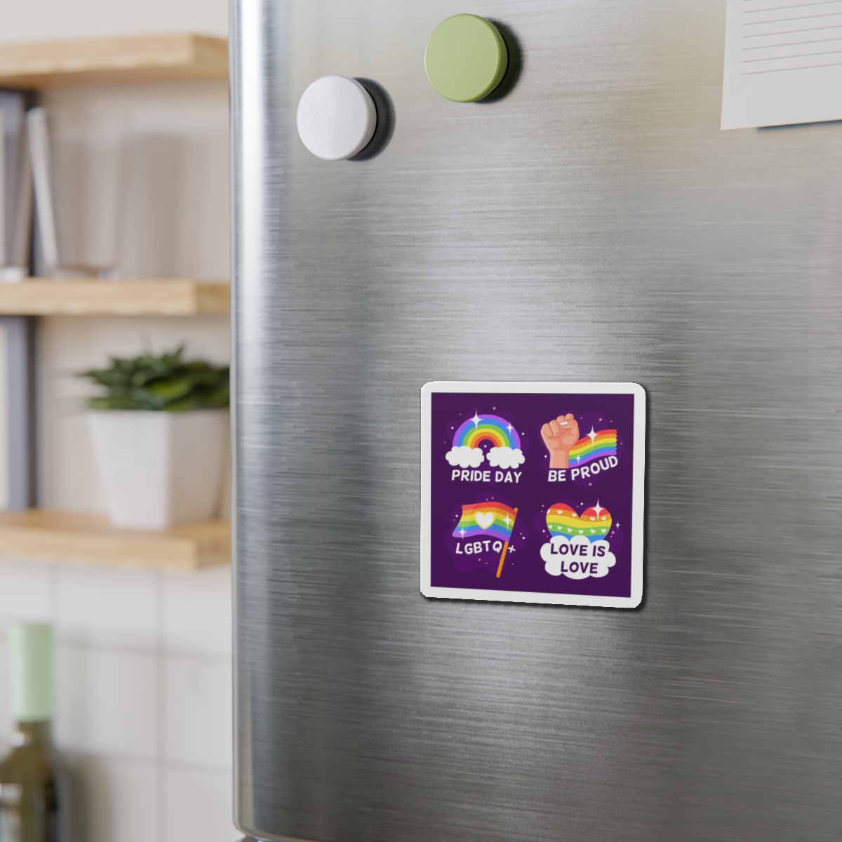 Pride Day Badges Collection Die Cut Magnets - Image 6