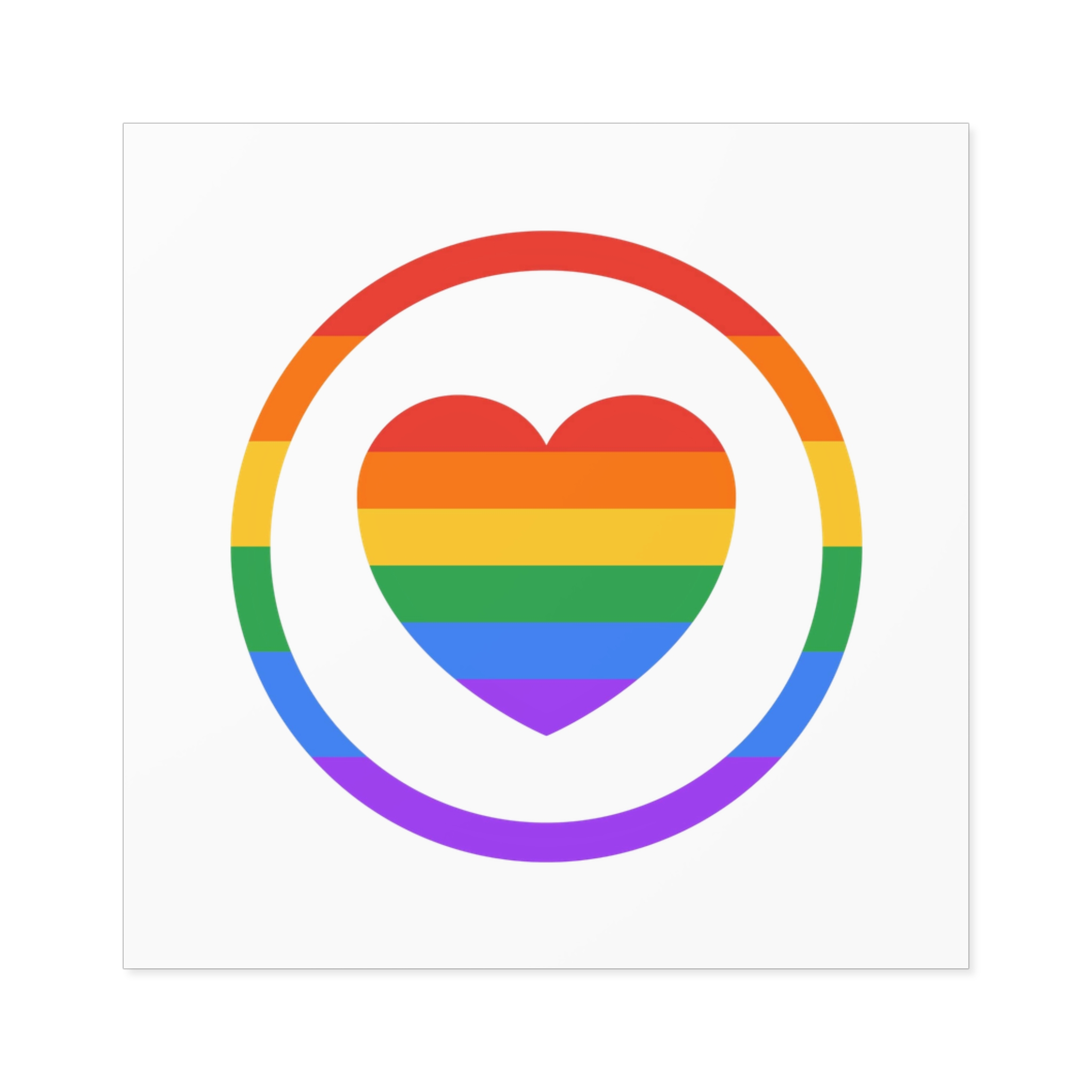 Lgbt Pride Month June Lesbian Gay Bisexual Transgender Lgbtq Flag Rainbow Vector (1) Laminate Stickers Square - Image 25