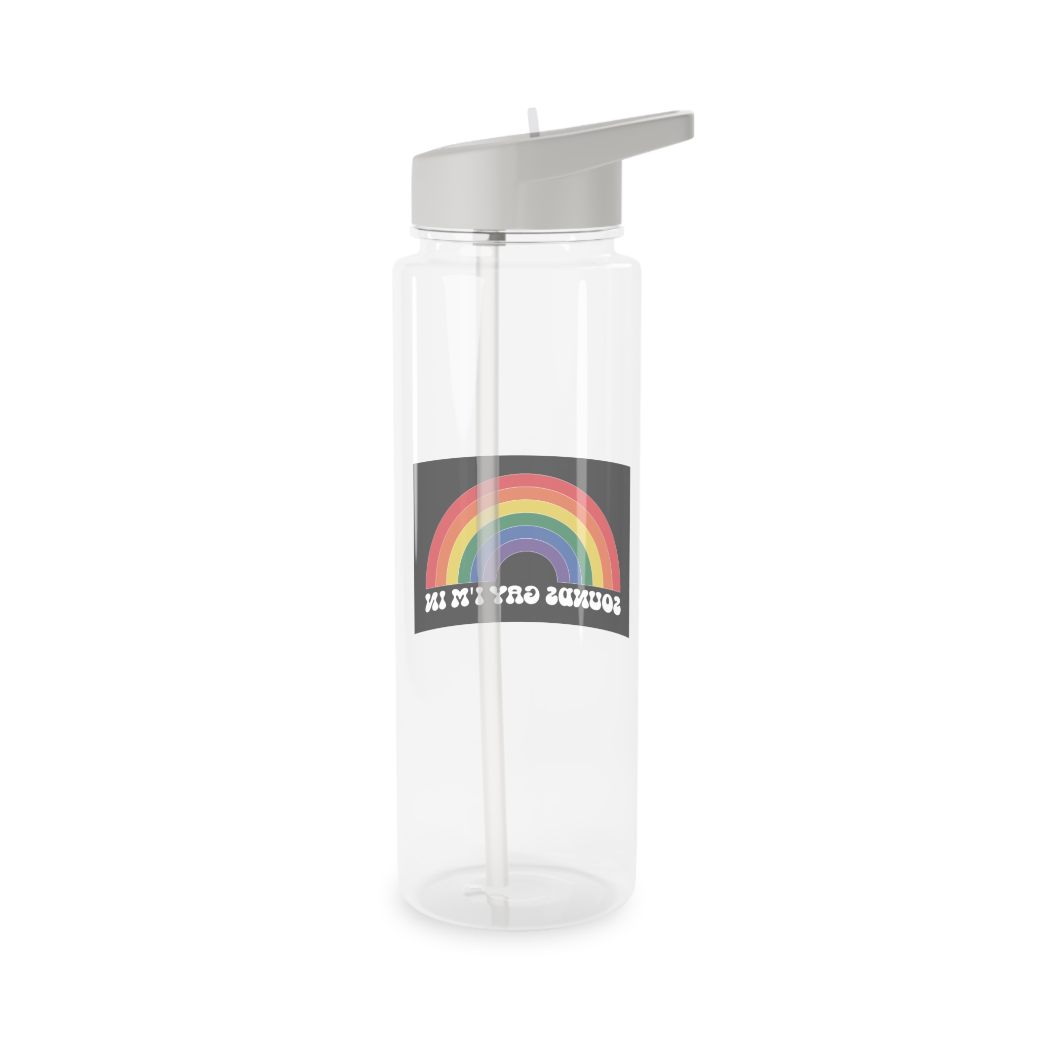 Pride Lgbtq Gay Typography Vector Tshirt Design(7) Tritan Water Bottle - Image 6