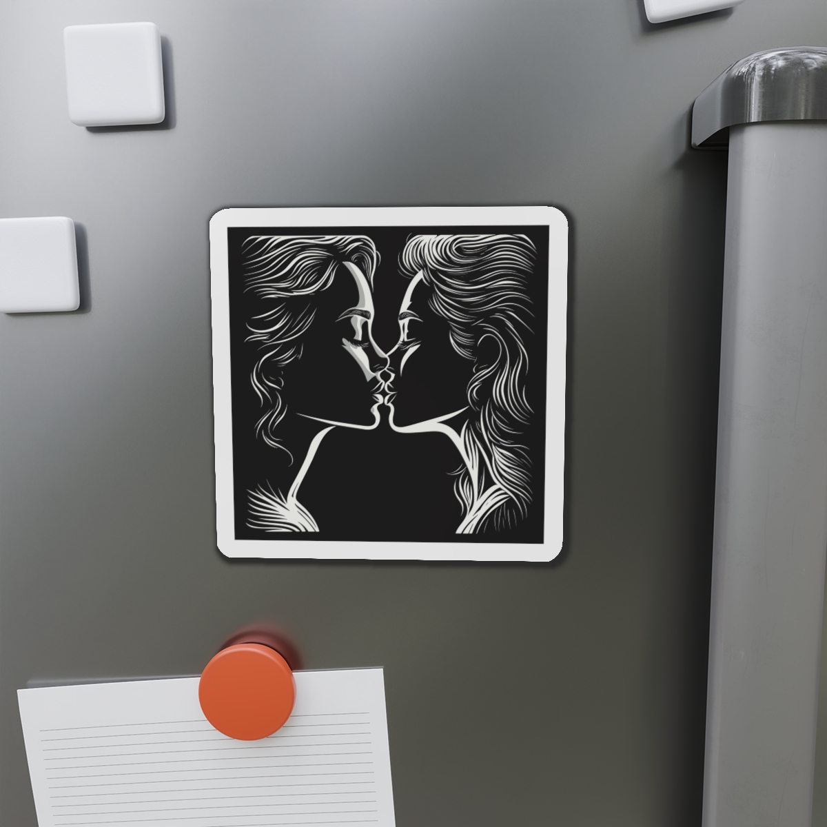 Lesbian Pride Design 33F9F0 Die Cut Magnets - Image 11