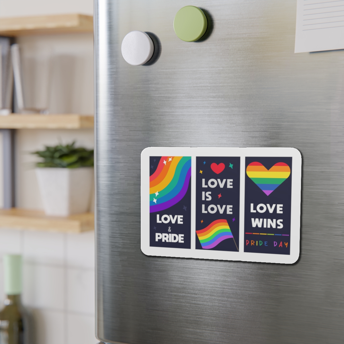 Lgbt Wallpapers Pride Day Celebration Die Cut Magnets - Image 15