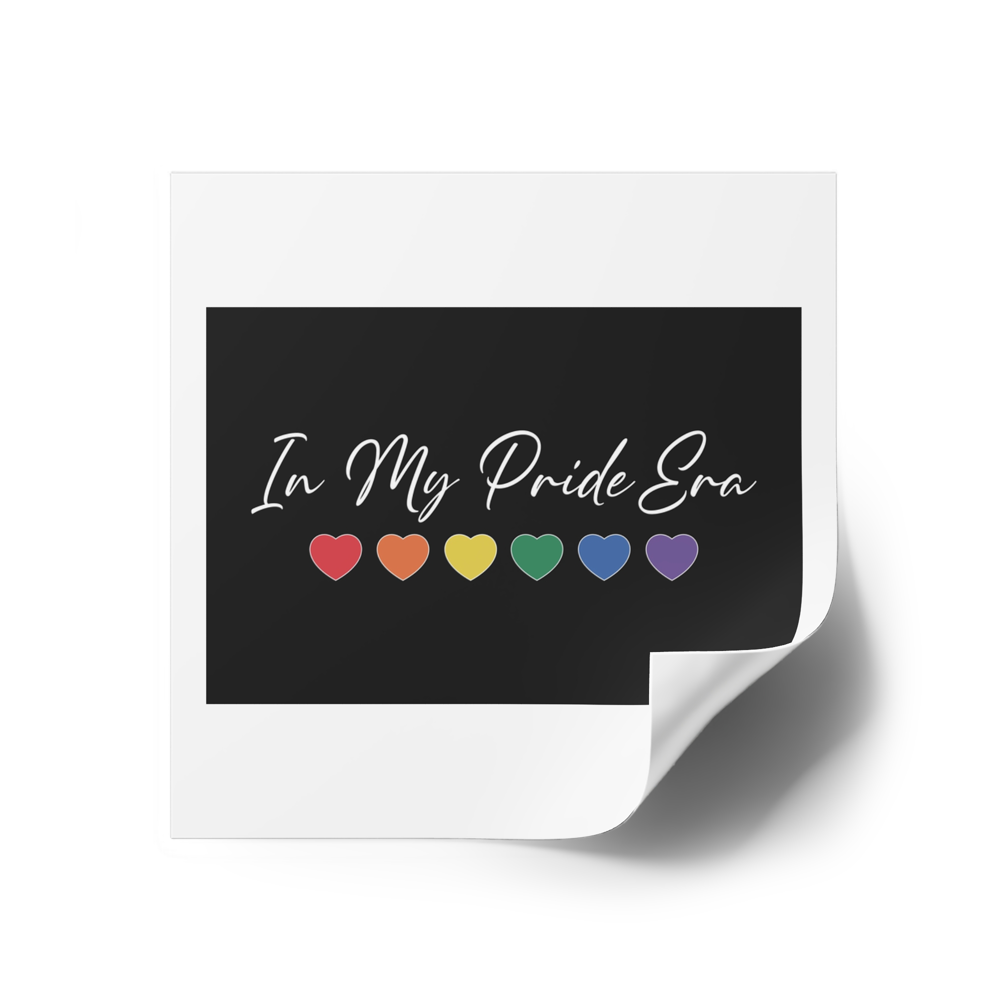 Pride Lgbtq Gay Typography Vector Tshirt Design(2) Laminate Stickers Square - Image 18
