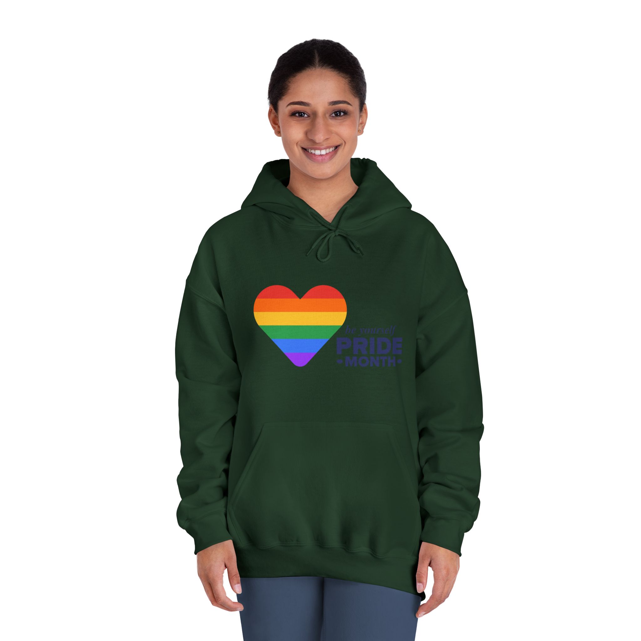 Lgbt Pride Month June Lgbt Flag Rainbow Flag Love Concept Vector Illustration Poster Unisex Dryblend Hooded Sweatshirt - Image 24