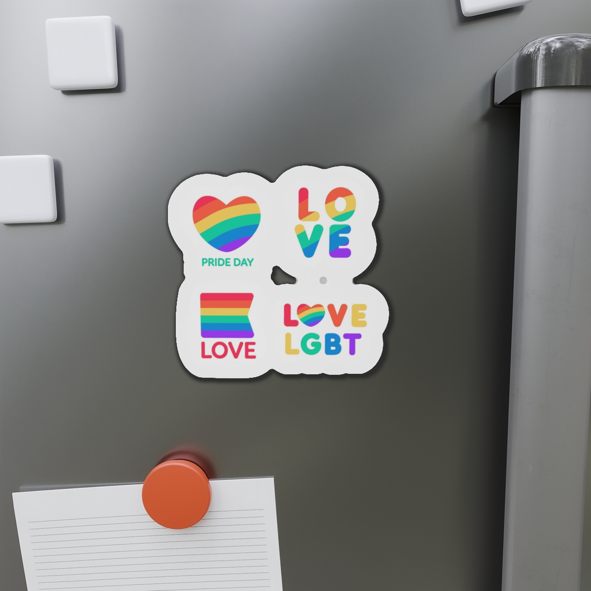 Pride Day Label Collection Theme Die Cut Magnets - Image 11