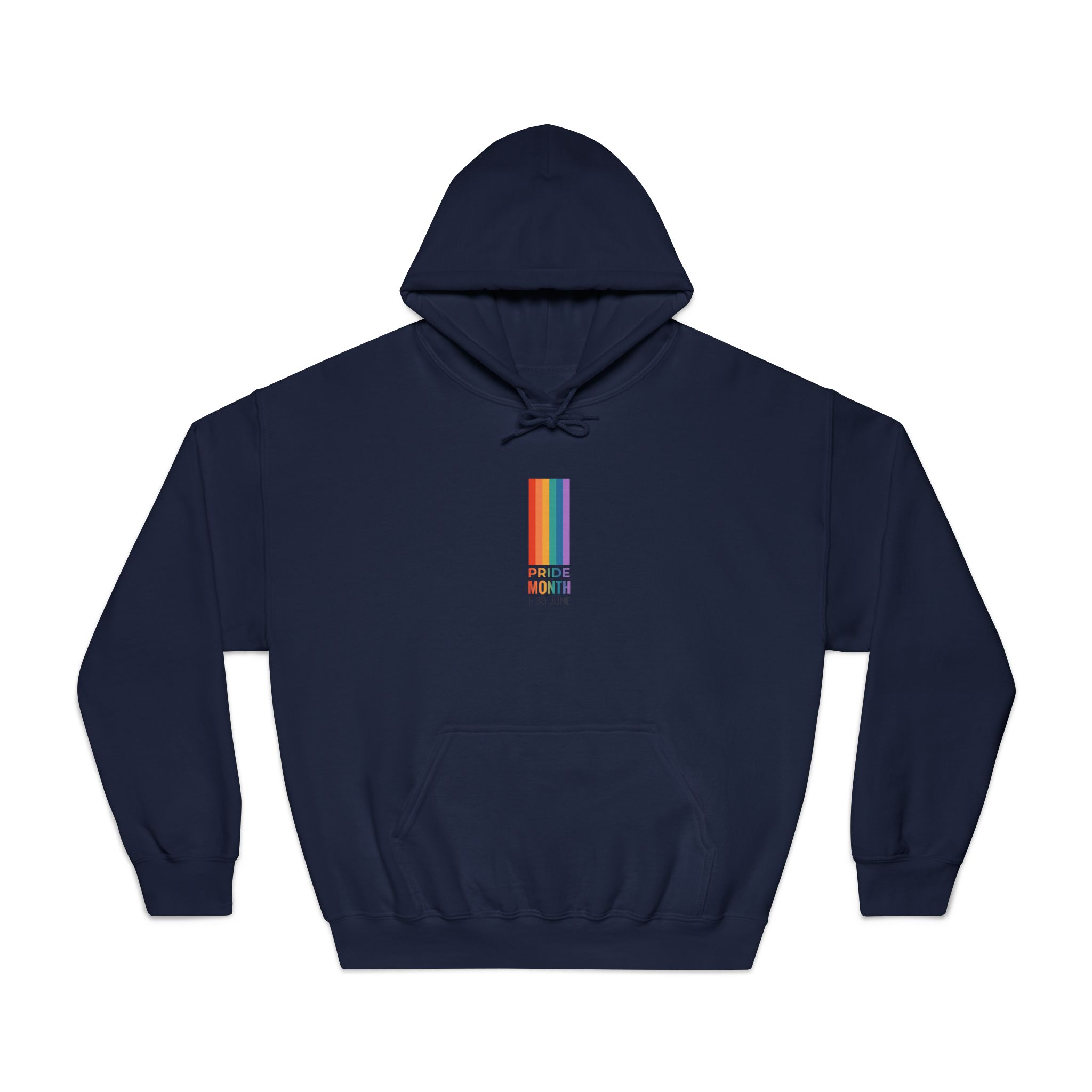 Lgbtq Pride Month Vertical Banner Card Poster Template With Rainbow Gay Parade Celebration Vector Unisex Dryblend Hooded Sweatshirt - Image 29