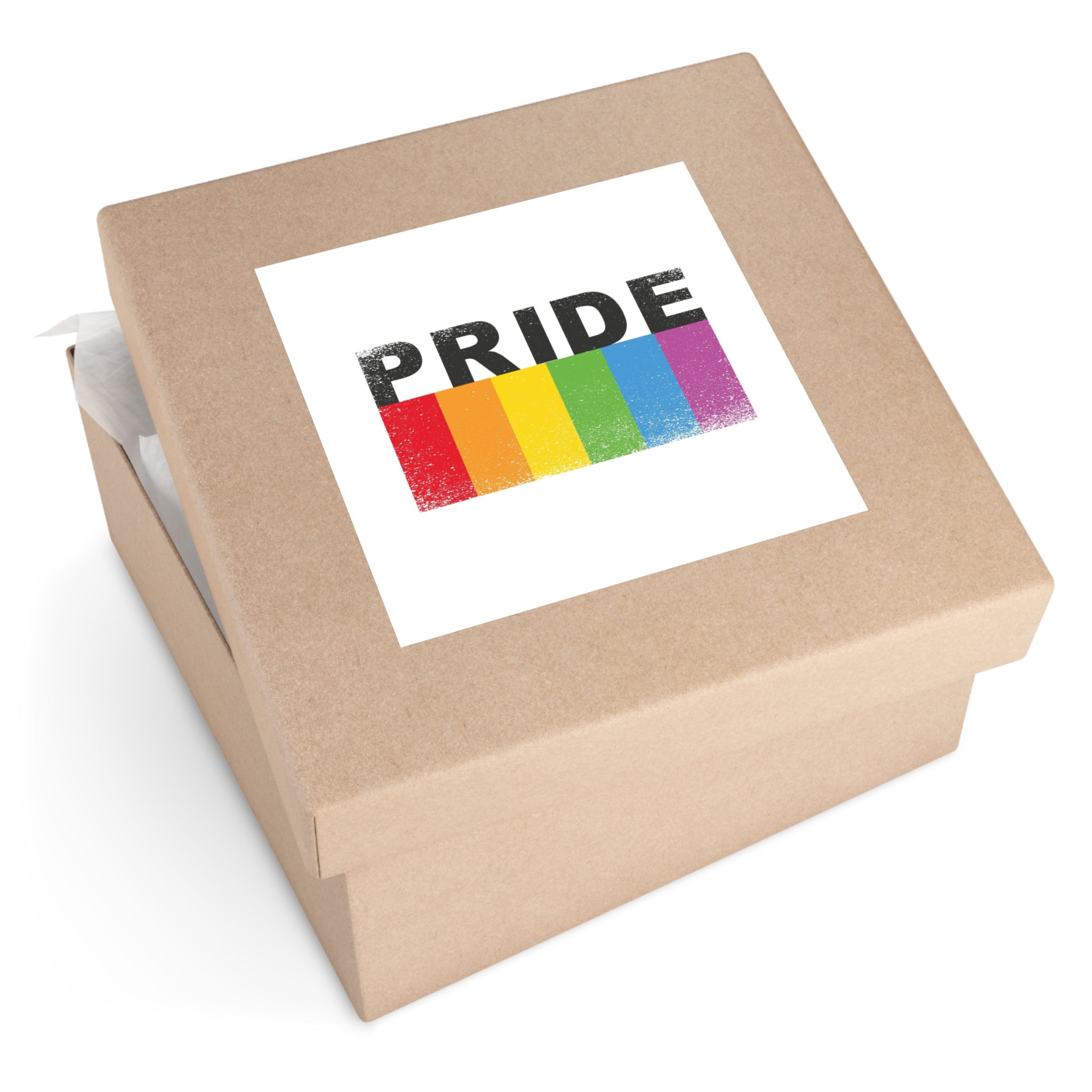 Pride Banner Laminate Stickers Square - Image 59