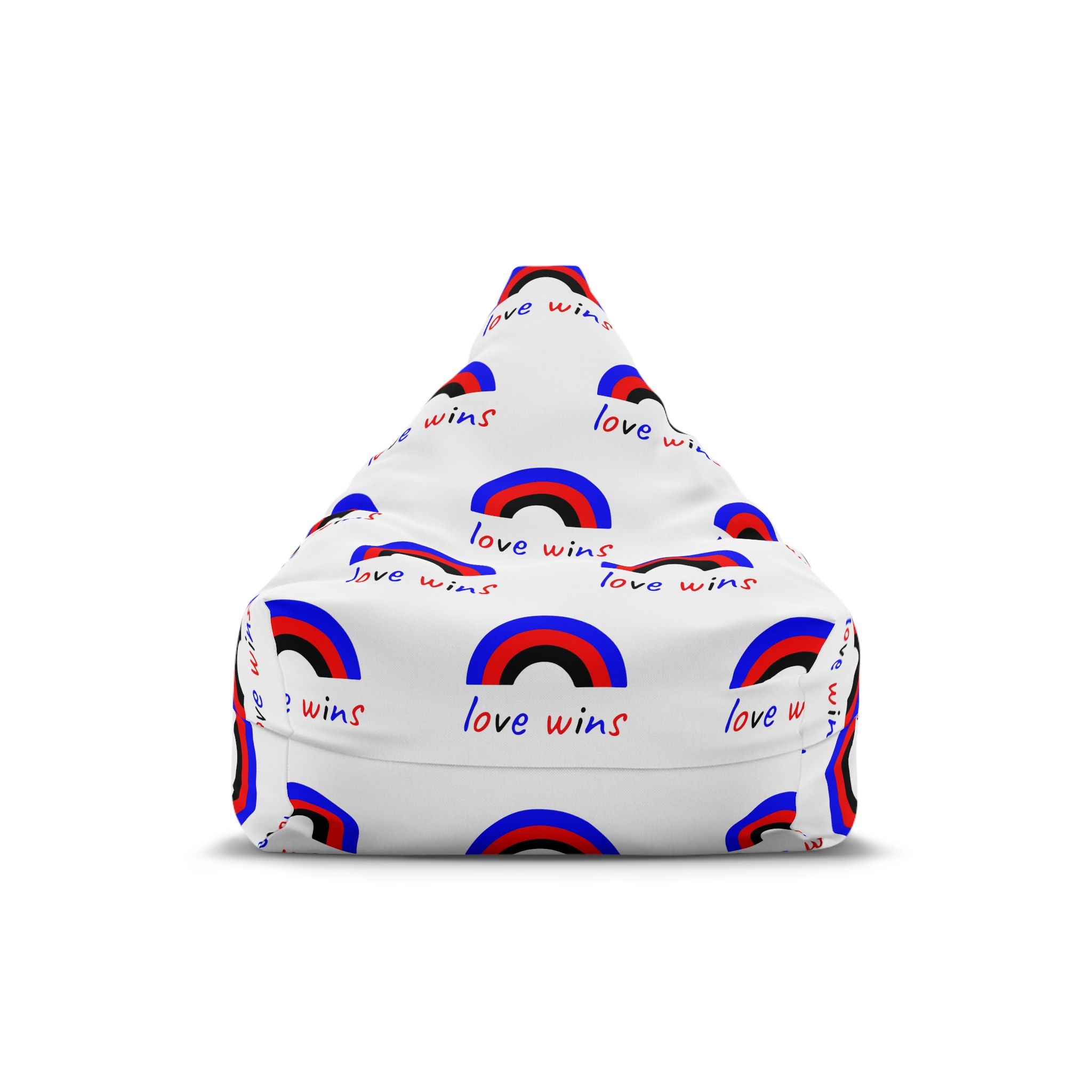 Colorful Rainbow Shape Polyamory Pride Flag Happy Pride Day Lgbtqia Community Pride Month Vector Hand Drawn Doodle Posters Stickers Logo Cards Bean Bag Chair Cover