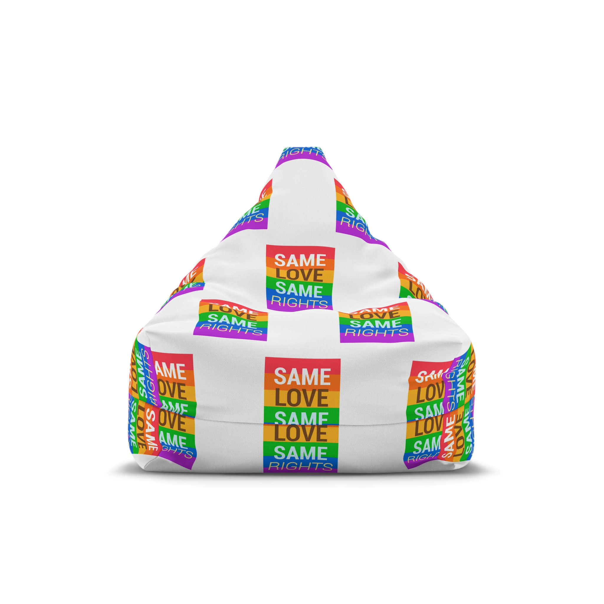 Typography T Shirt Design Collection Bean Bag Chair Cover