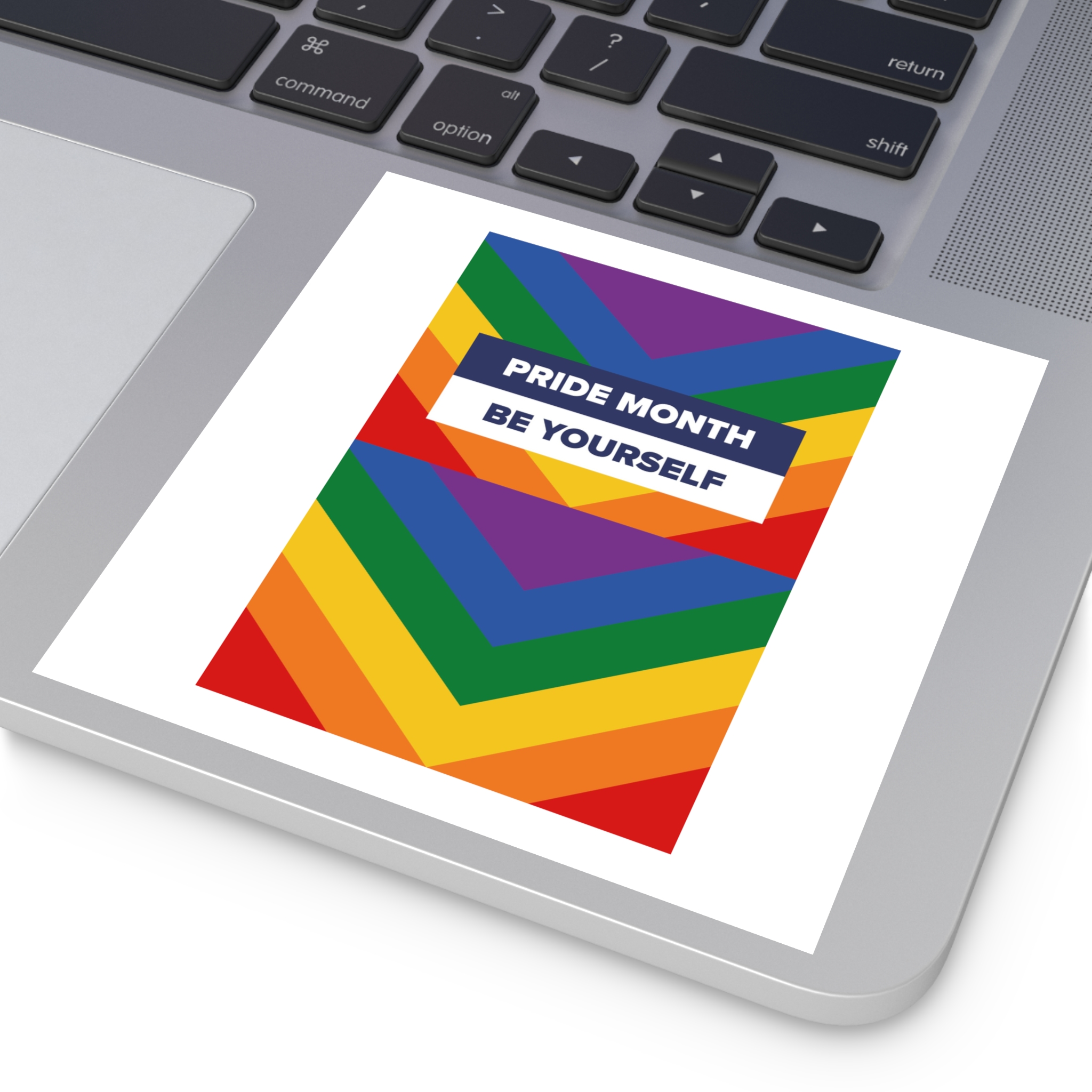 Lgbt Pride Month June Lesbian Gay Bisexual Transgender Lgbtq Flag Rainbow Vector(1)2 Laminate Stickers Square - Image 47