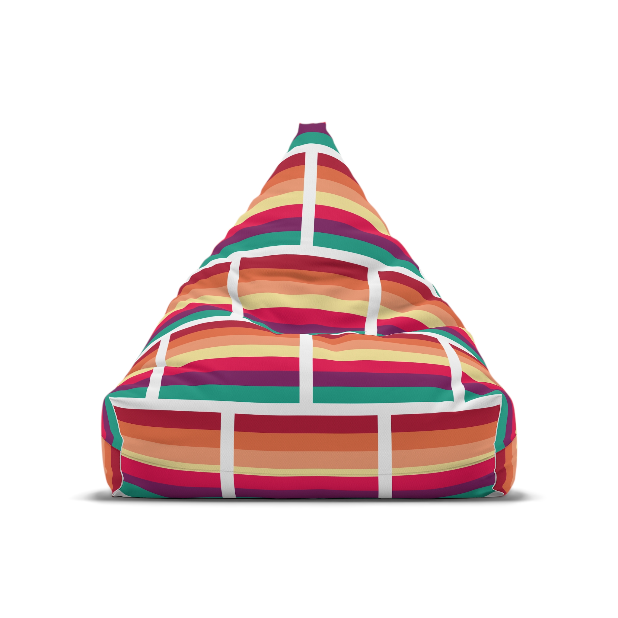 Lesbian Pride Design 2B26F3 Bean Bag Chair Cover - Image 5