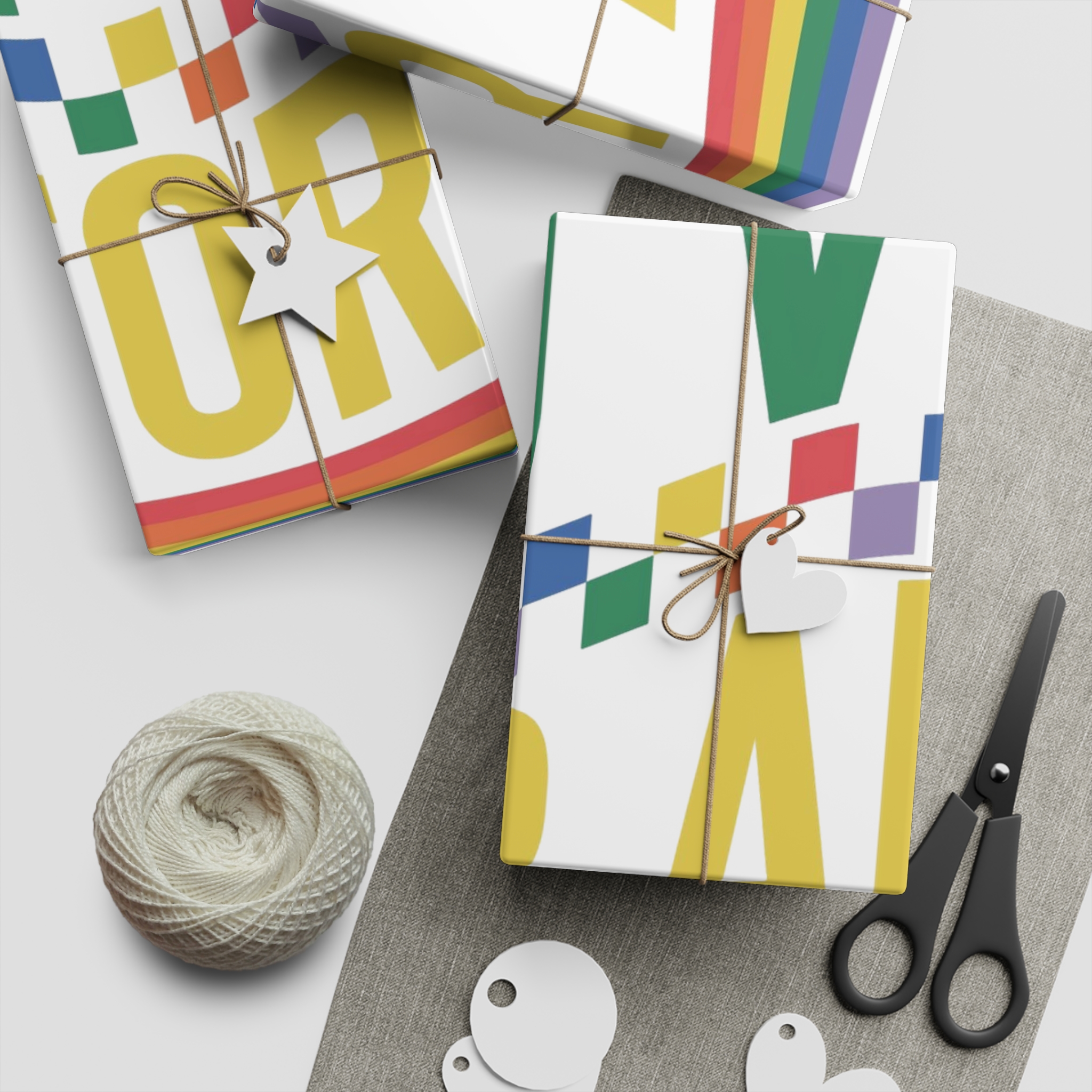 Lgbtq Pride Month Svg Design Bundle (2) Gift Wrapping Paper Sheets 1pc - Image 5