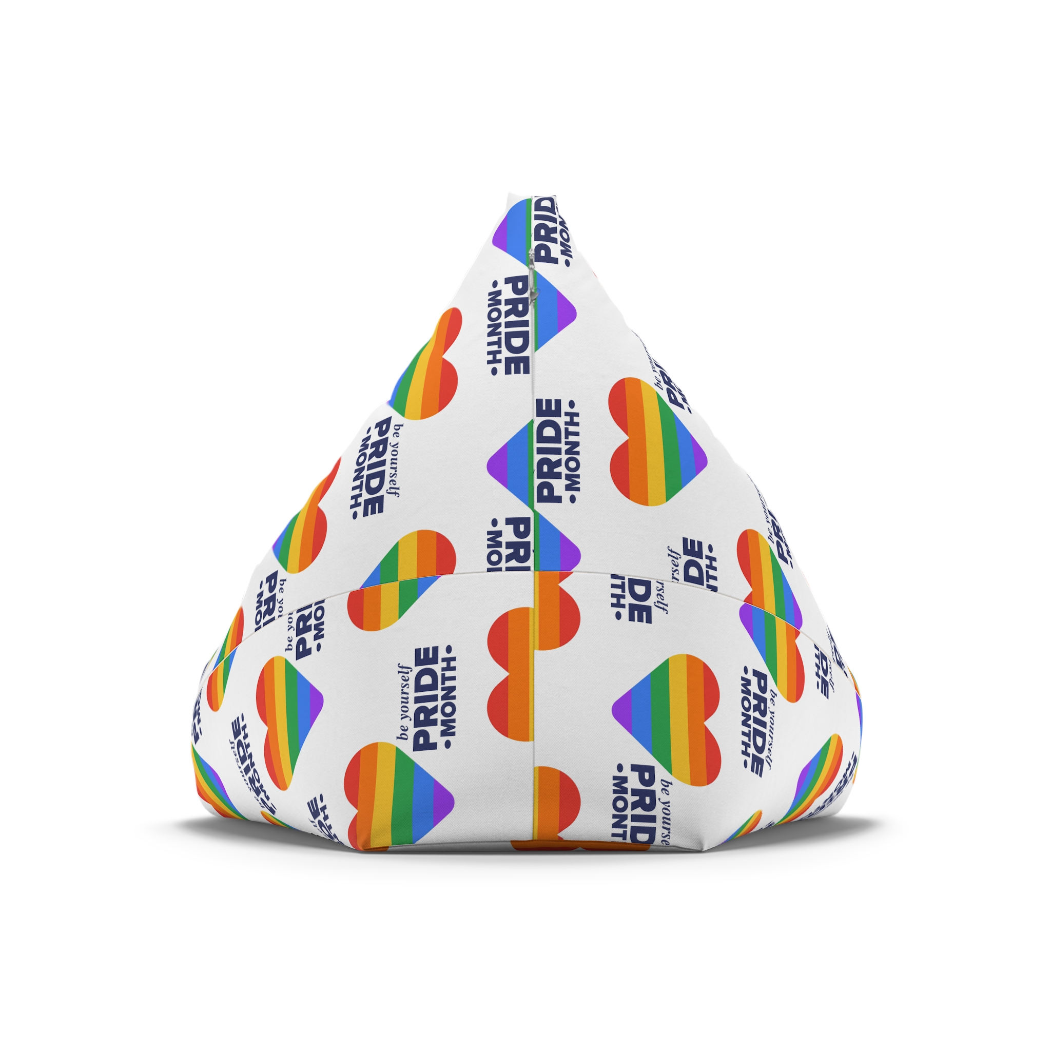 Lgbt Pride Month June Lgbt Flag Rainbow Flag Love Concept Vector Illustration Poster Bean Bag Chair Cover - Image 6